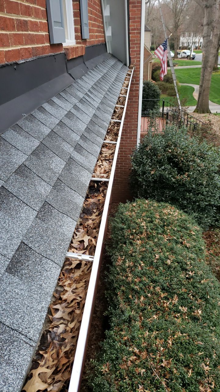 Gutter Cleaning using cleaner by G&H Home Tech Pros LLC