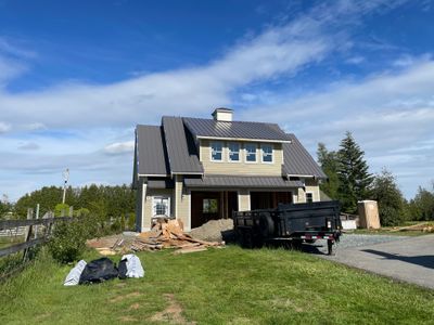 Residential Roofing Installation using 12" Prolok metal