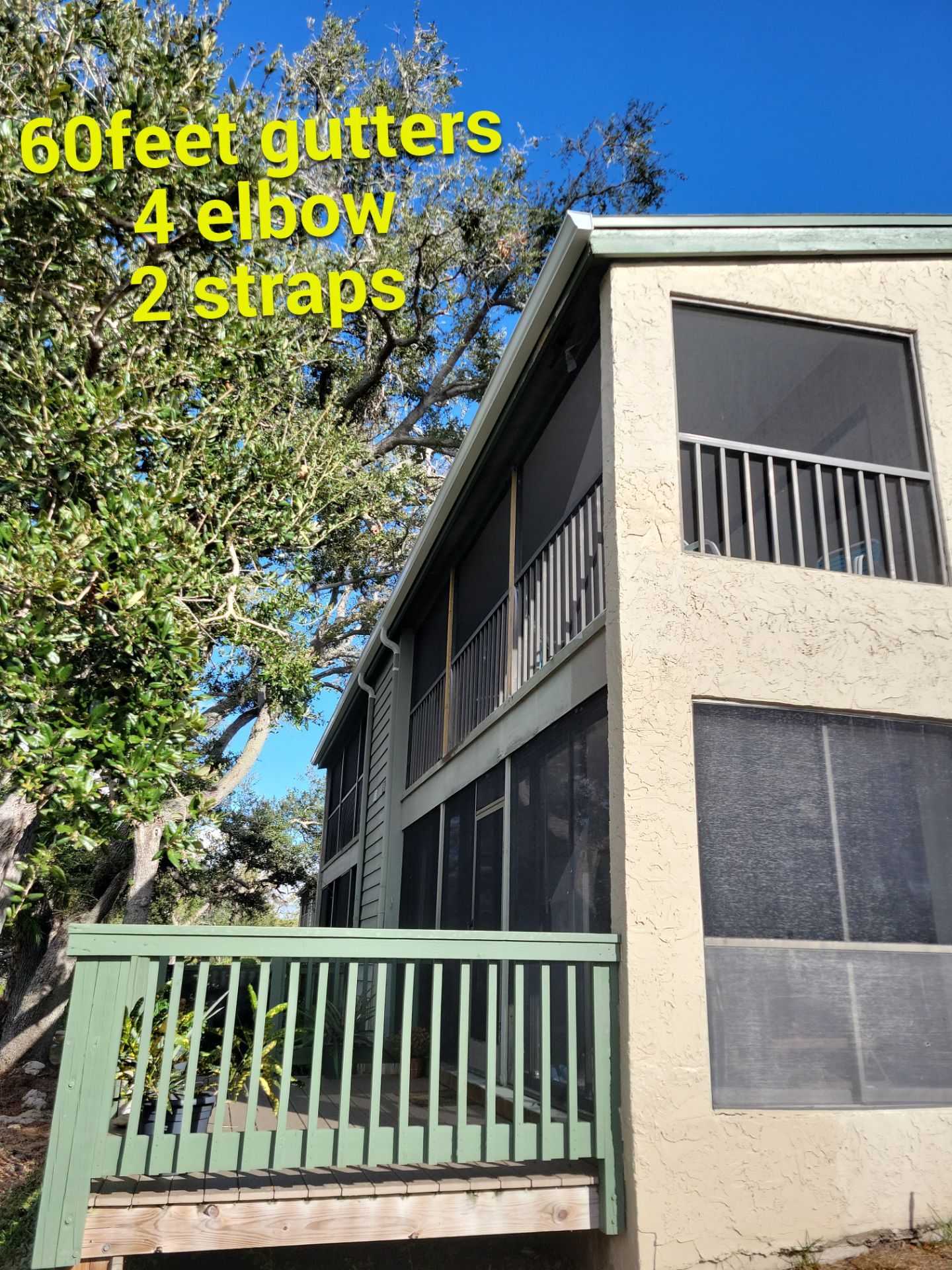 White Gutters Repair and Installation in Sarasota FL by Gutter Professors