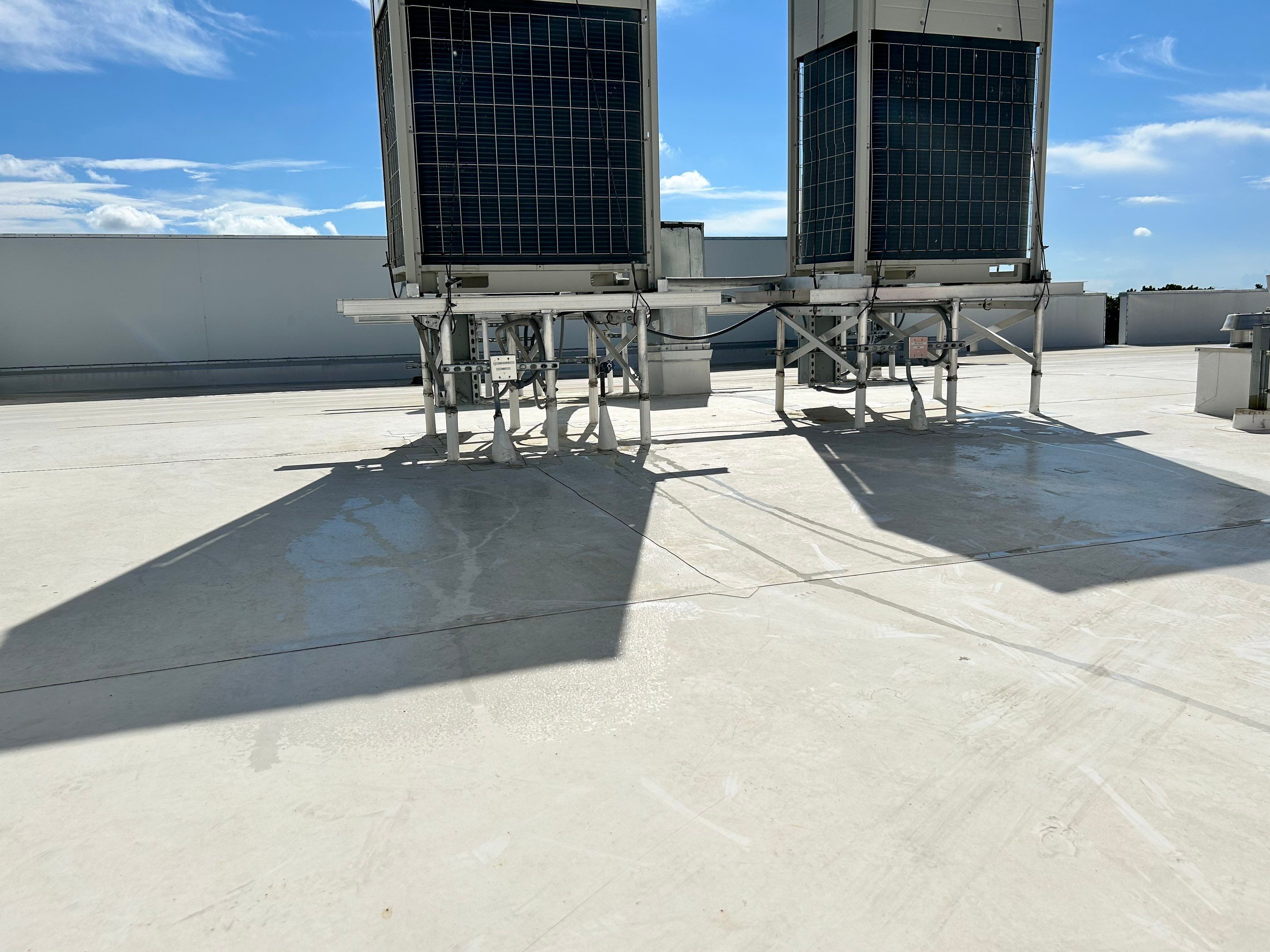 TPO Flat Roof Installation at Dade Quail Roost in Miami by AJF ROOFING INC