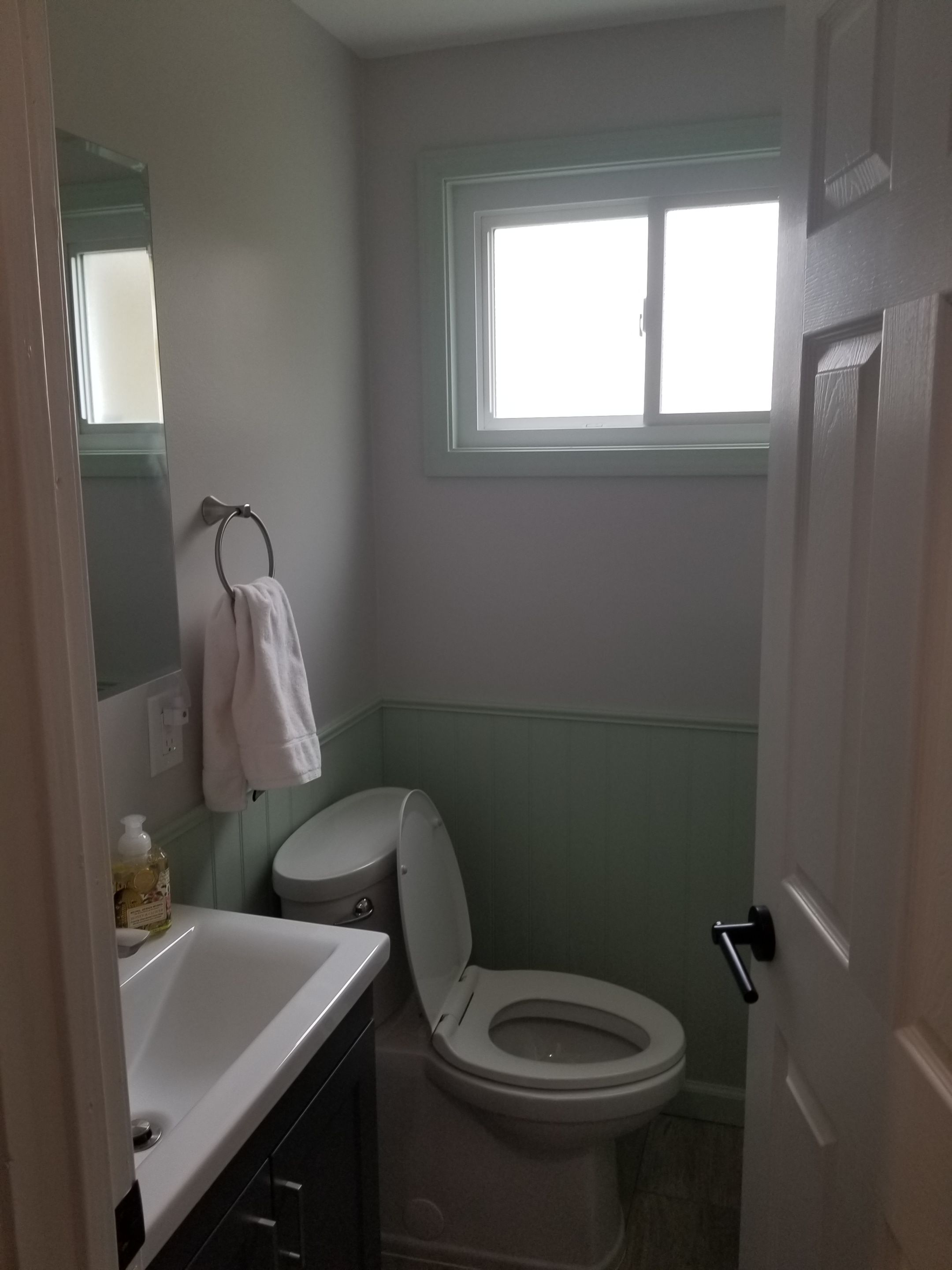 Remodel full bathroom new tile walk in shower plus 2nd half bath Powder room in Livonia, MI by Northwest Construction
