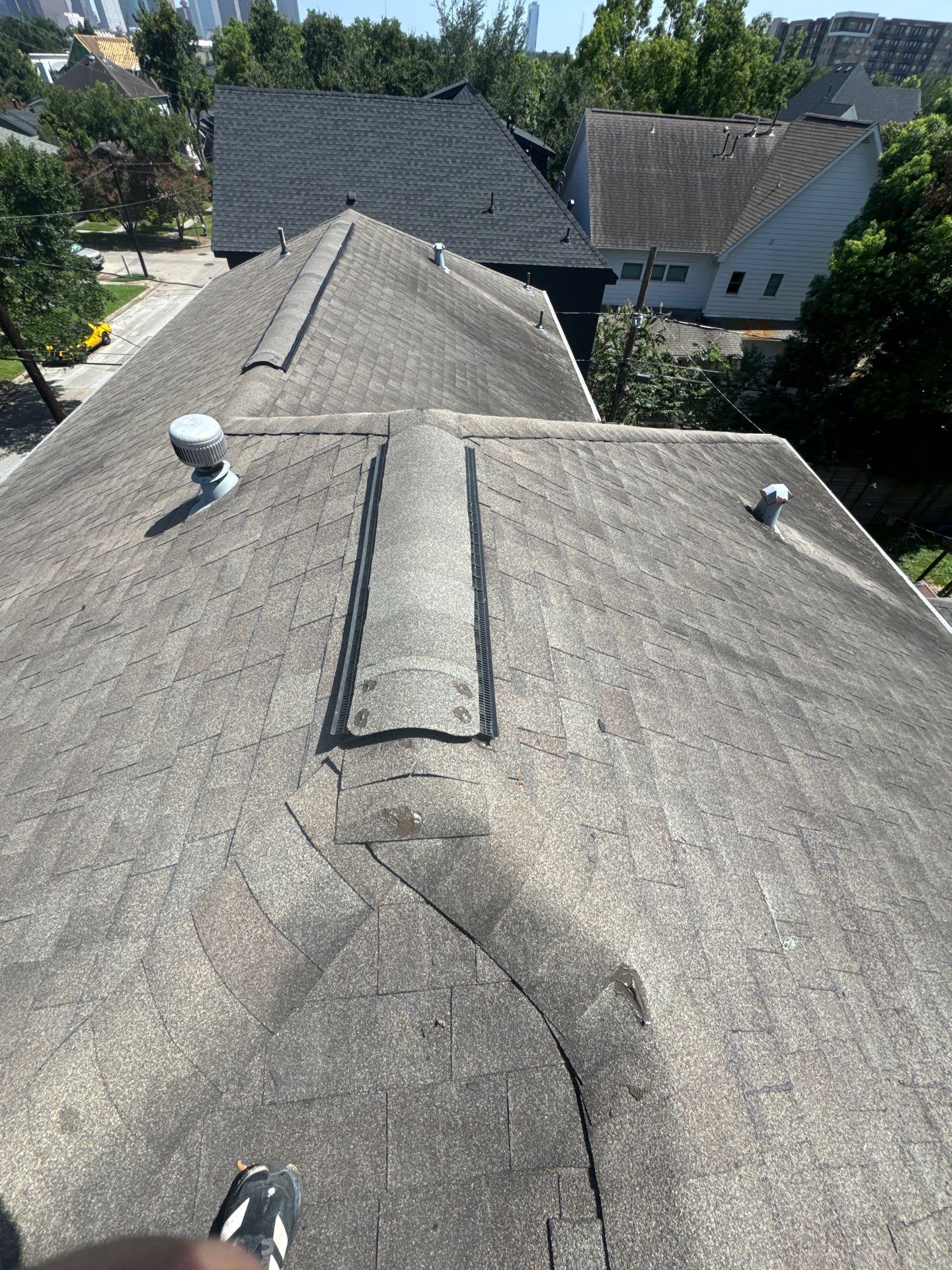 Project in Houston, TX by Associates Roofing Unlimited