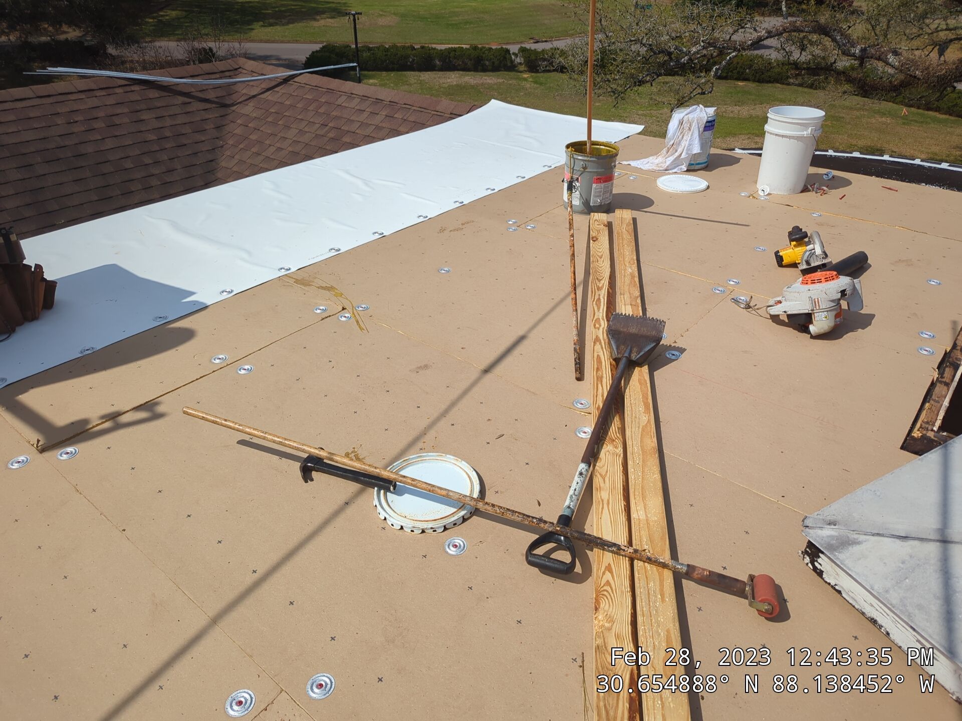 Residential Roofing Installation using Roof Replacement by American Roofing & Construction LLC
