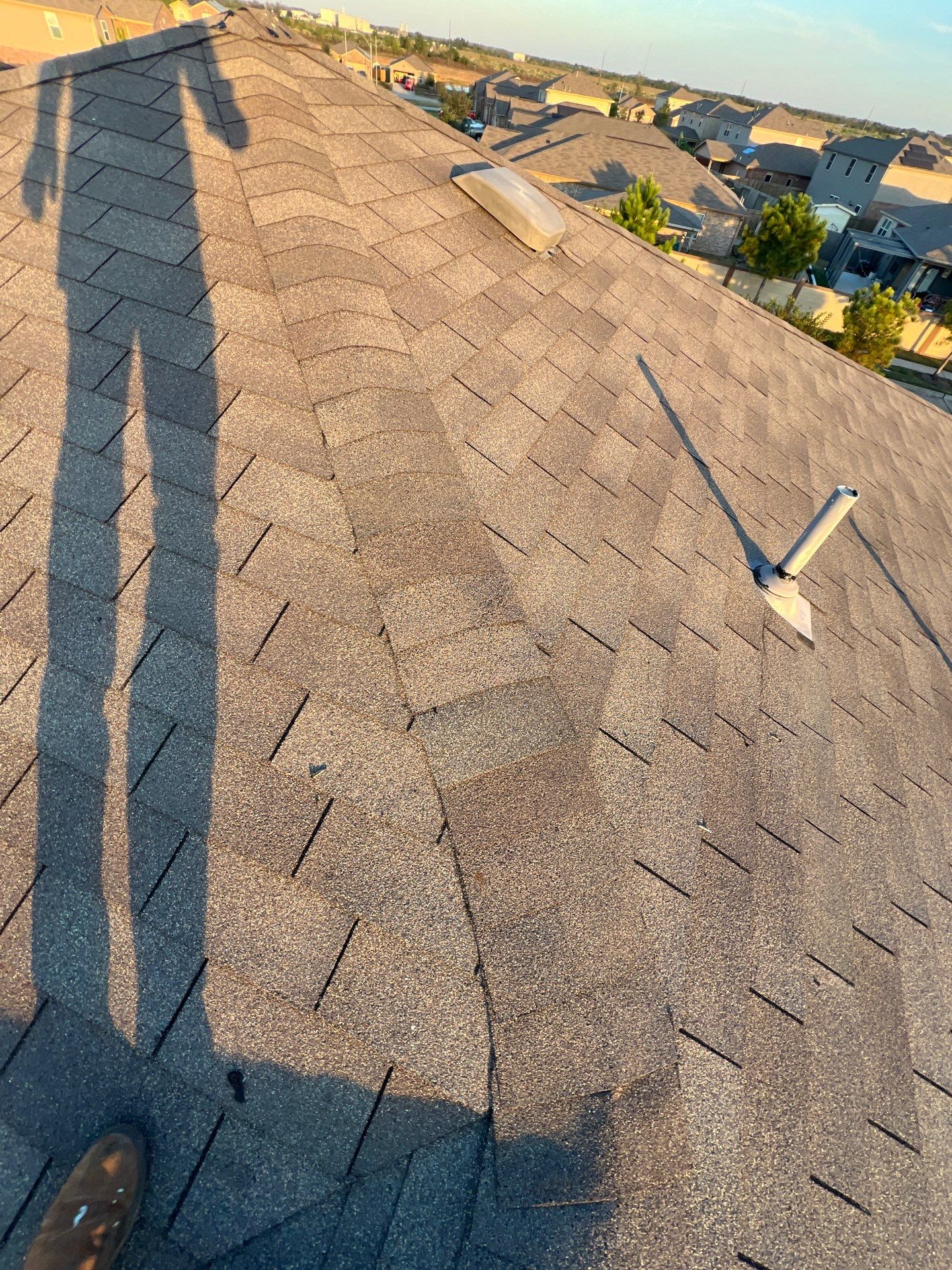 Hail Damage using Owen's Corning Duration (Lifetime) Shingles by Roof Repair Company