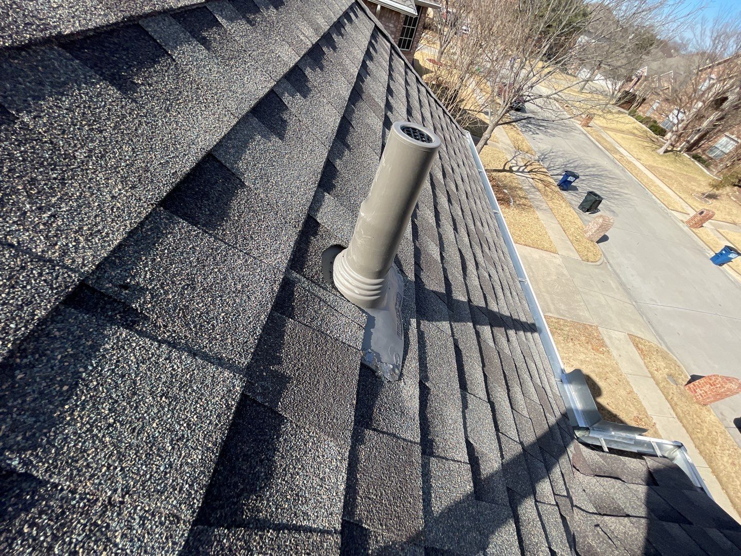Major storm damage required full roof replacement along with other exterior repairs by First United Roofing & Construction