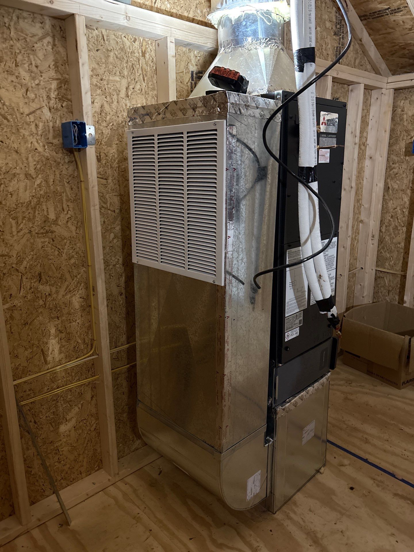 Mitsubishi Install in Middletown by Elemental Heating and air conditioning LLC