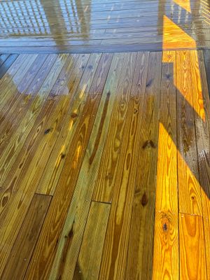 Deck using Wood Sealant