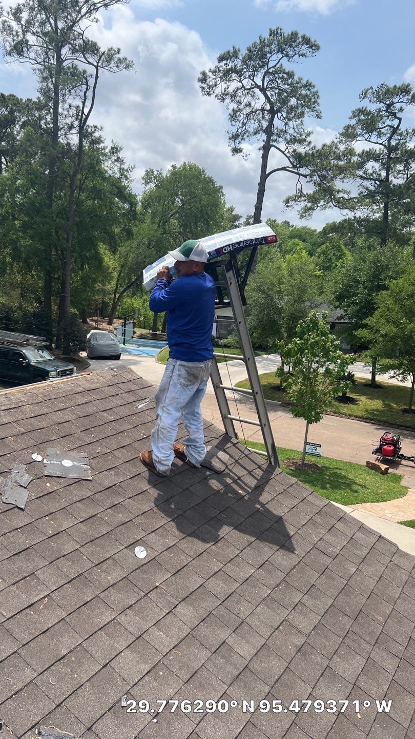 Roof Replacement using GAF materials in Houston TX by Elite Roofing LLC