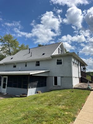 Residential Roofing Installation using GAF Timberline HDZ Fox Hollow Grey