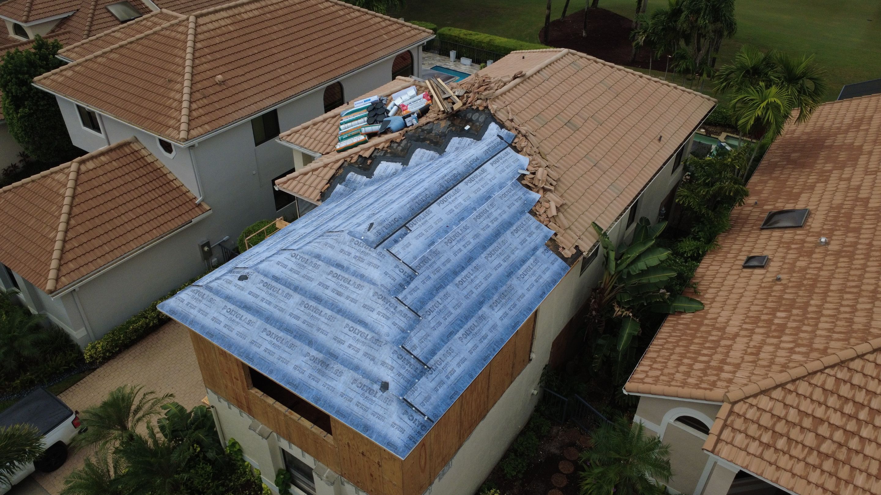 Residential Roofing Installation using Eagle Roofing Tile by BLUES BROTHERS ROOFING