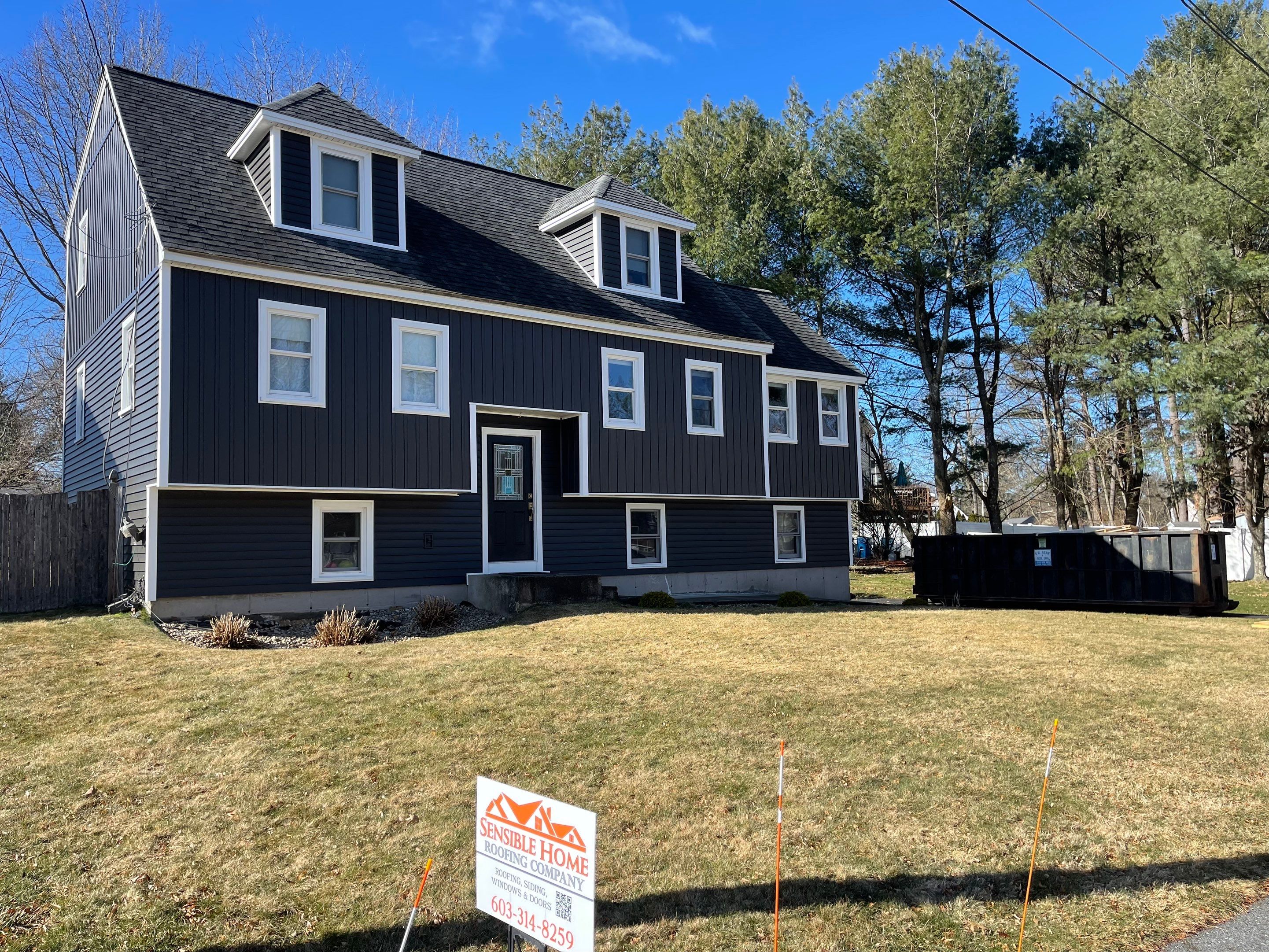 Complete Exterior Renovation with New Siding & Gutters   by Sensible Home Solutions
