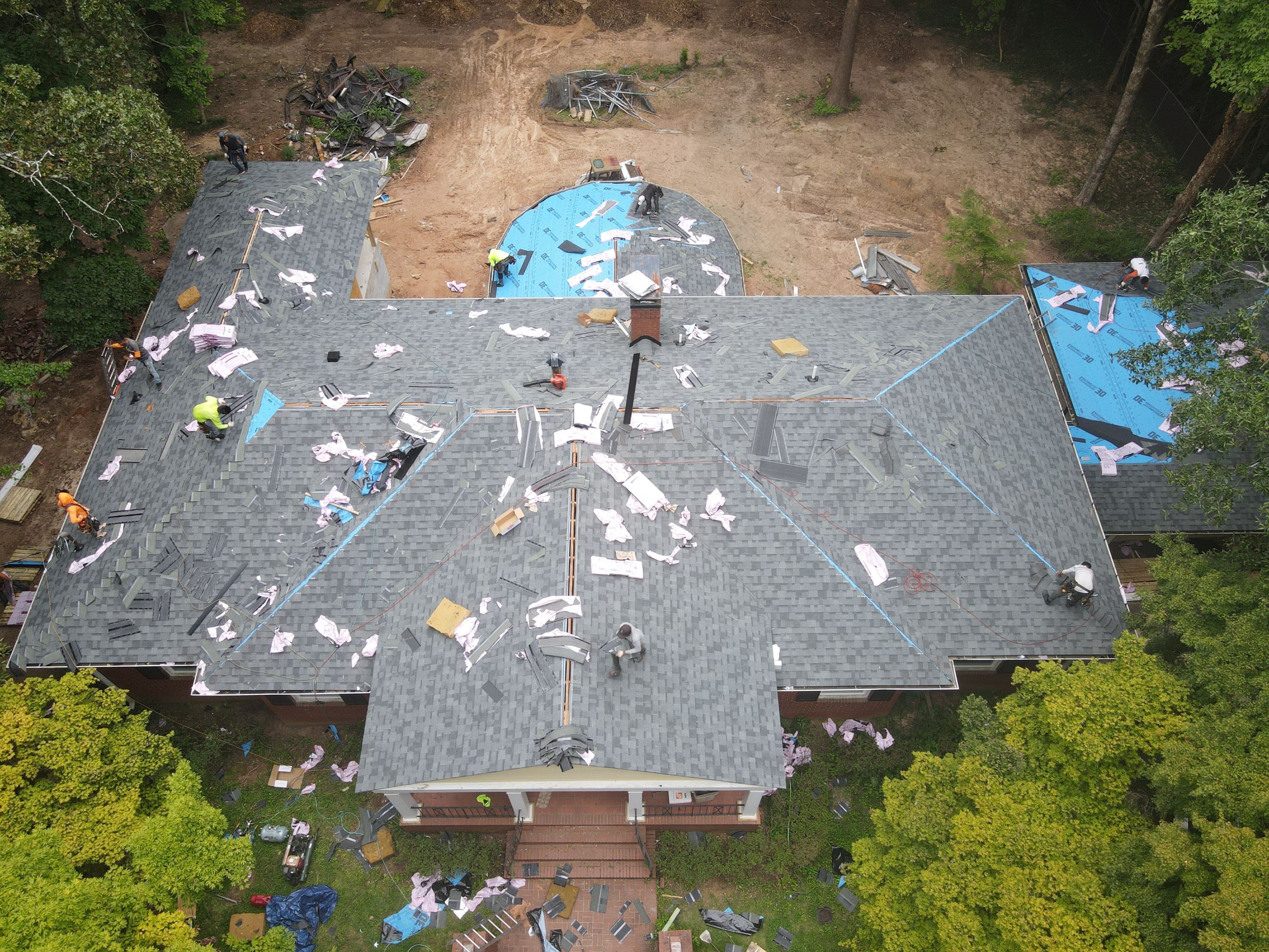 Residential Roofing Installation using Owens Corning by Inspector Roofing and Restoration