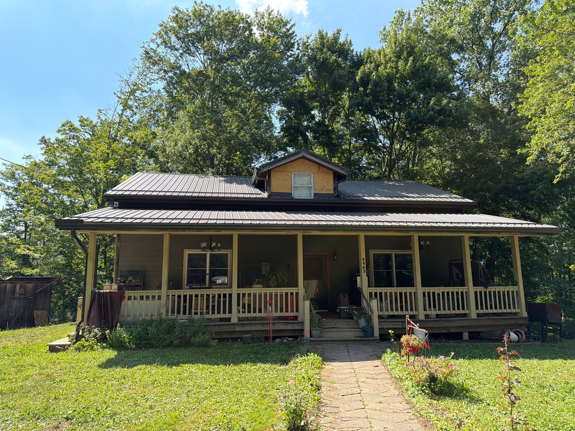 Full Metal Roof Replacement and Exterior Trim Repair in Atwater by Eagle Eye Roofing