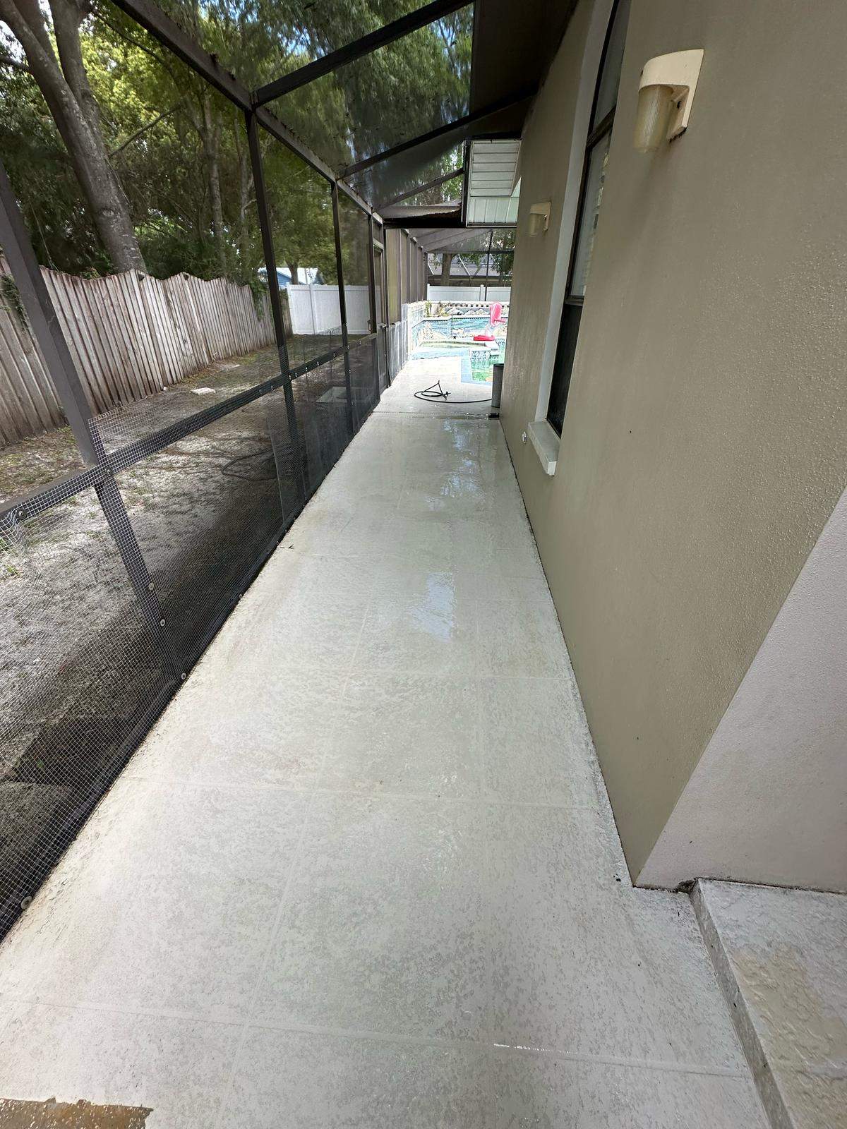 Pressure Washing Pool Cage & Deck by DPI Pressure Washing LLC