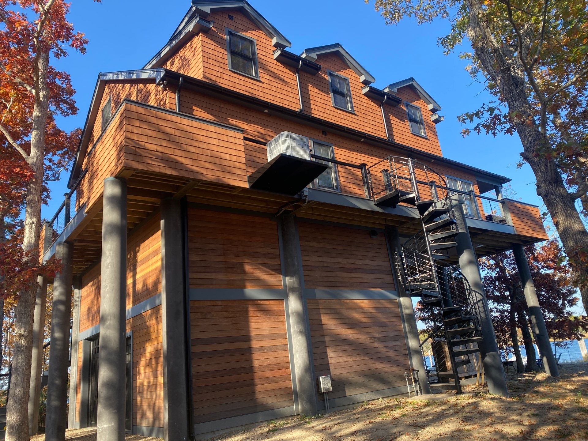 Gutter Installation using 6" Half Round Aluminum Gutter by Gutter Pro Enterprises