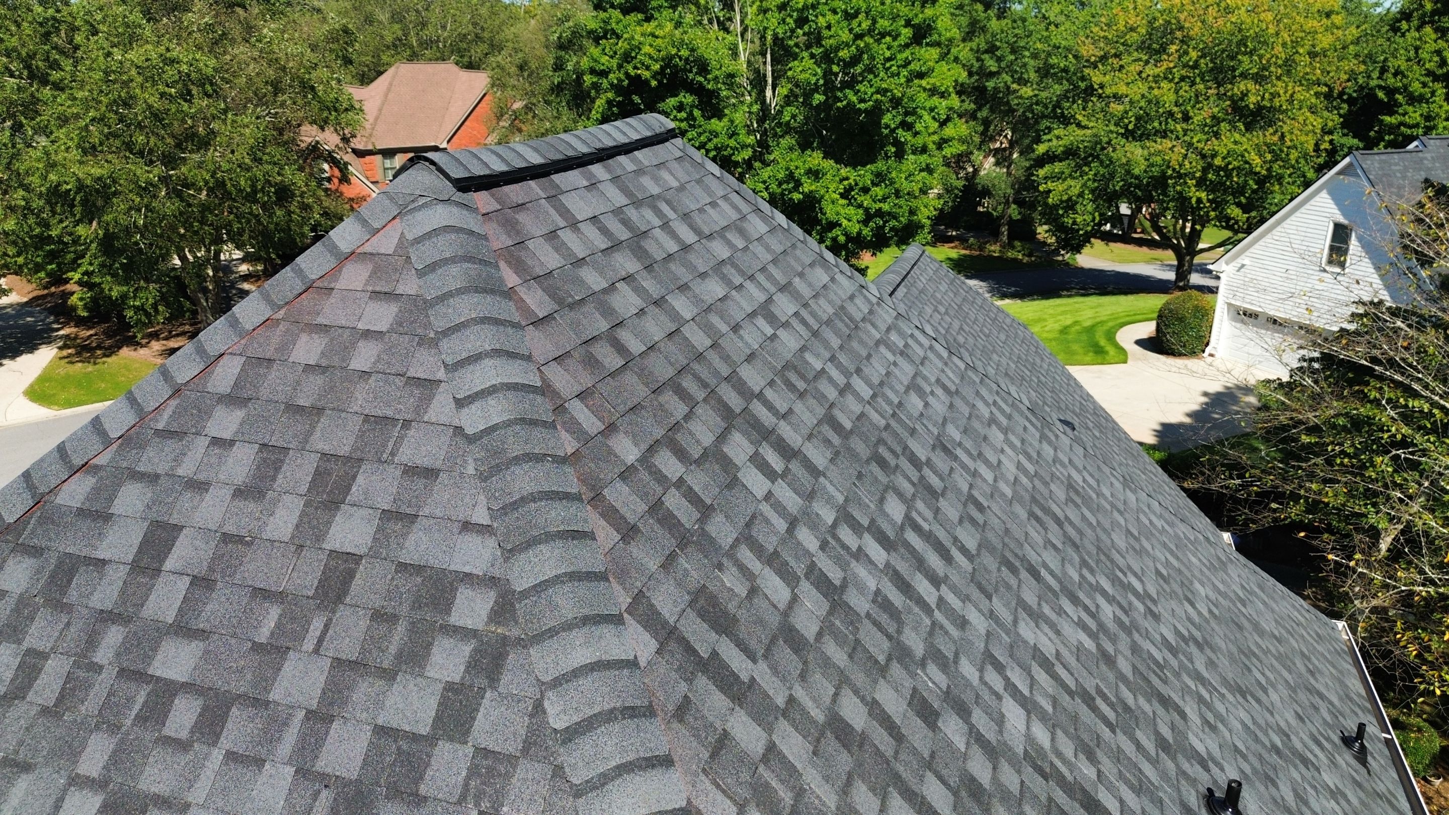 Cumming, GA Roof Replacement CertainTeed Landmark Pro Max Def Moire Black by Reset Roofing