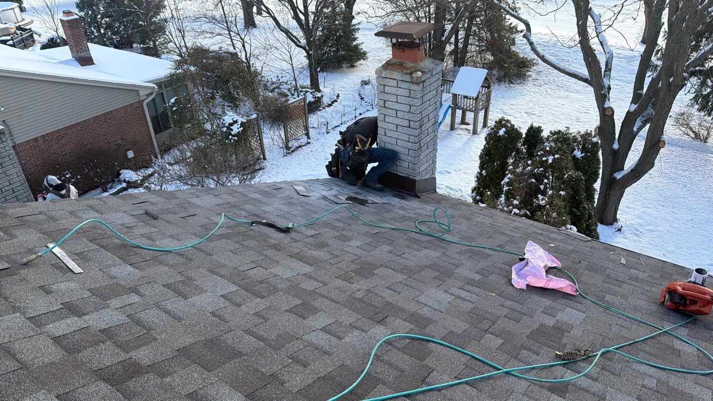 Roof Replacement using Owens Corning Driftwood by 180 Contractors