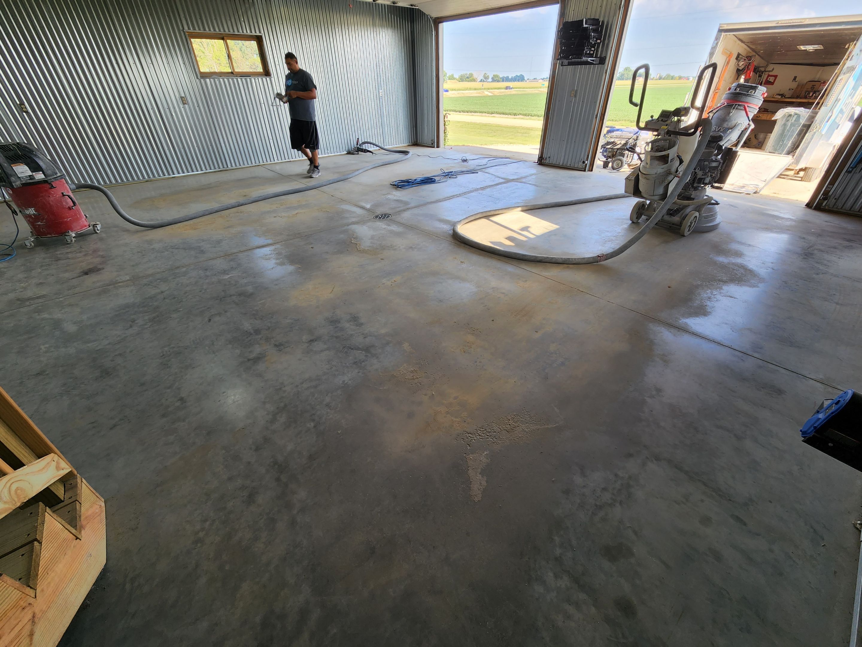 Garage using Slate Stone by Select Painting, Coatings & Garage Cabinets