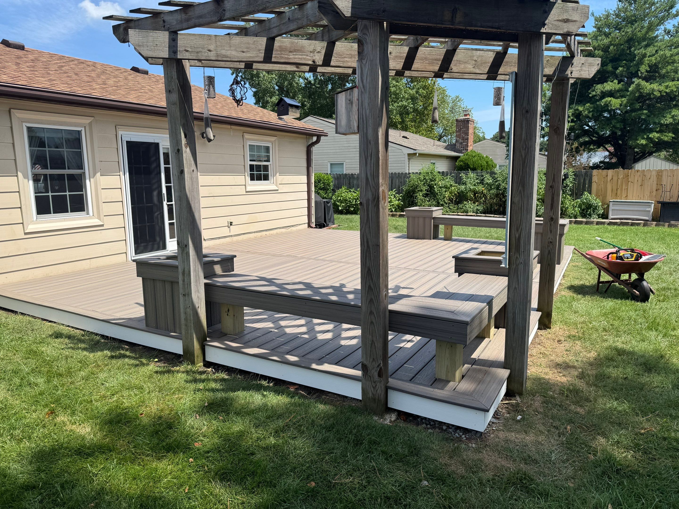 Composite Decks That Outshine Wood. by Tidewater Fence
