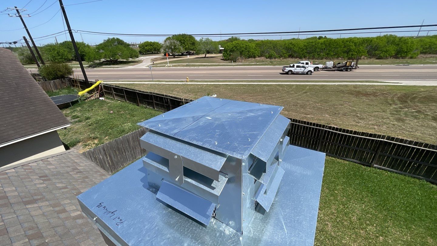 Chimney Cap Replacement by Lighthouse Roofing