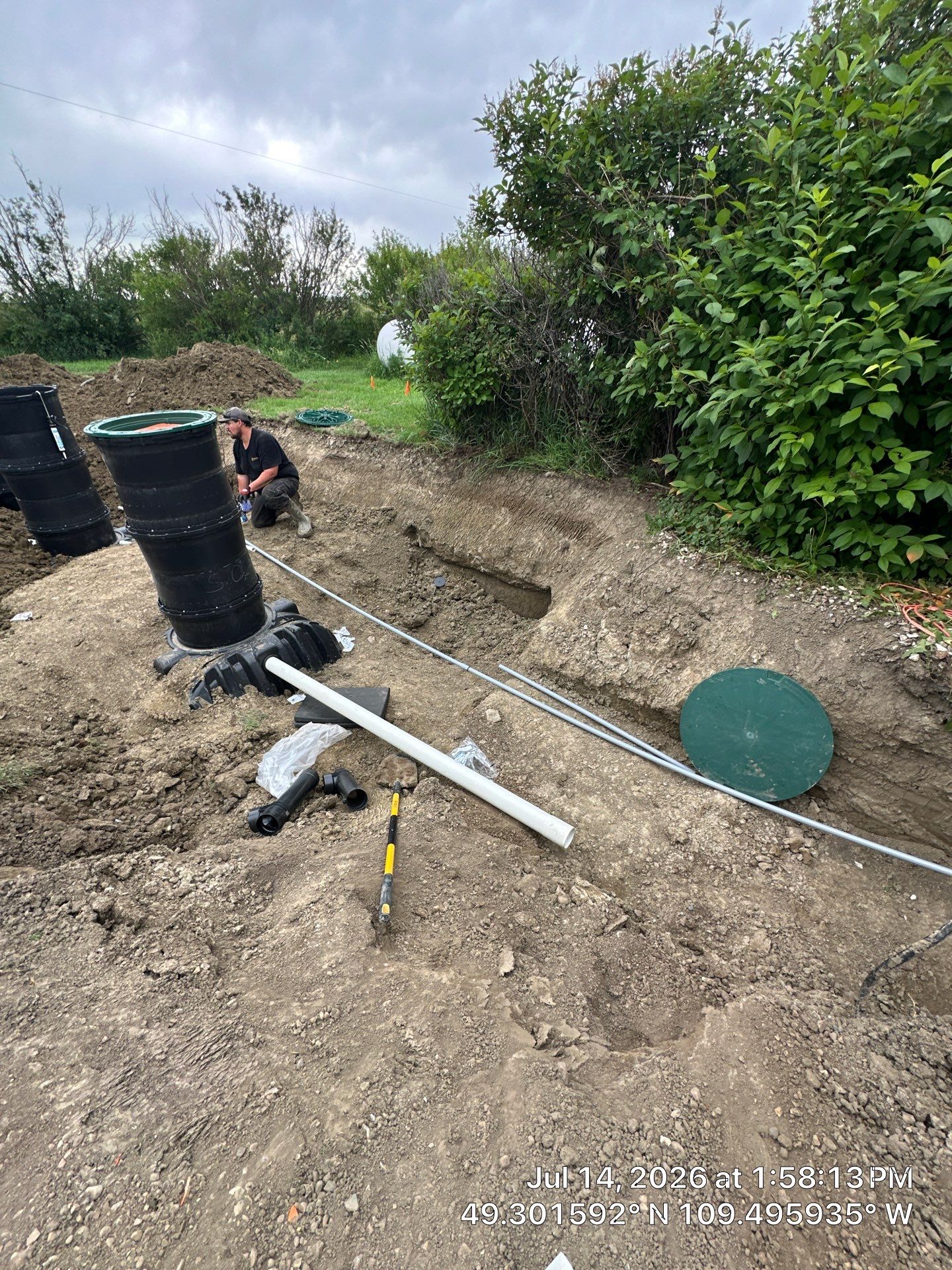 Septic System Tank Installation and Pump Replacement in Consul by Septic Medic Inc.