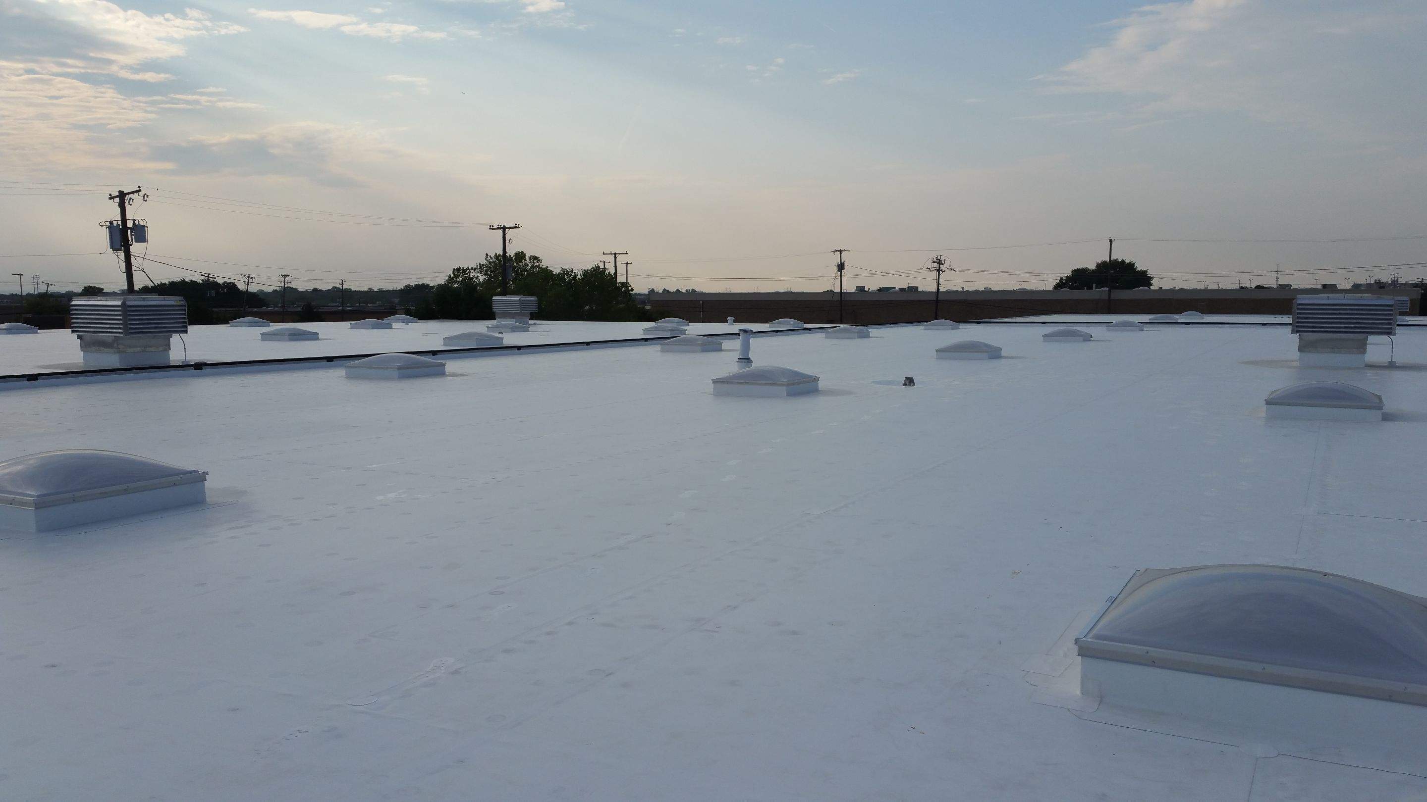 Massive Storm Damage Project - Factory in Arlington by First United Roofing & Construction