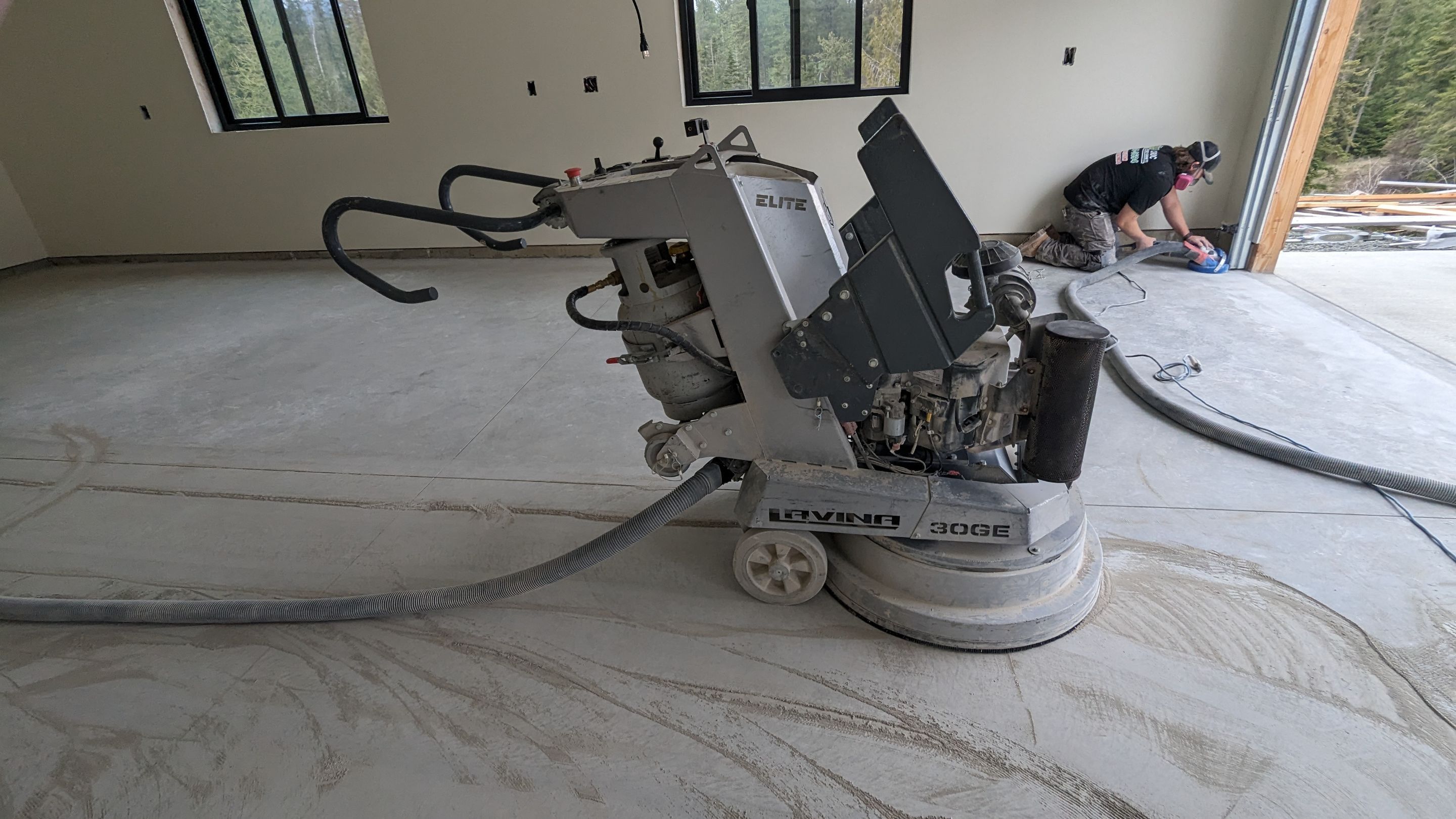 Garage Transformation using Driftwood by Croc Coatings, LLC