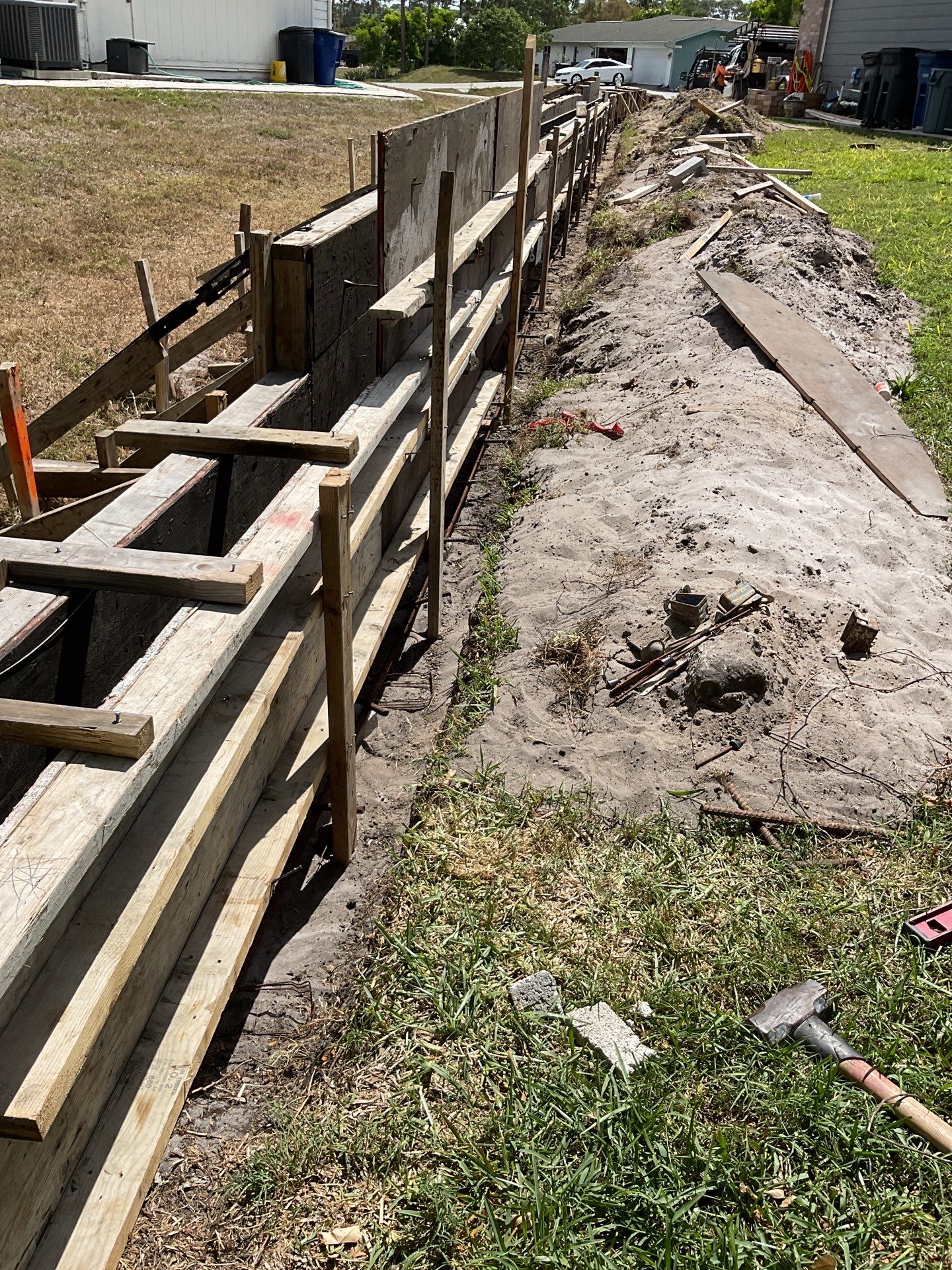Custom Retaining Wall by Southern Gulf Construction