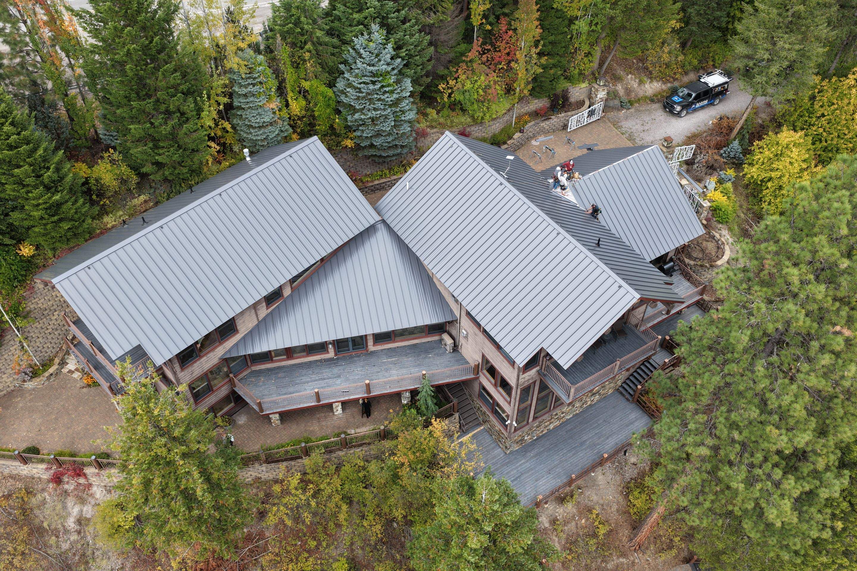 16" Mechanical - Dark Gray  by Montana Roofing Solutions