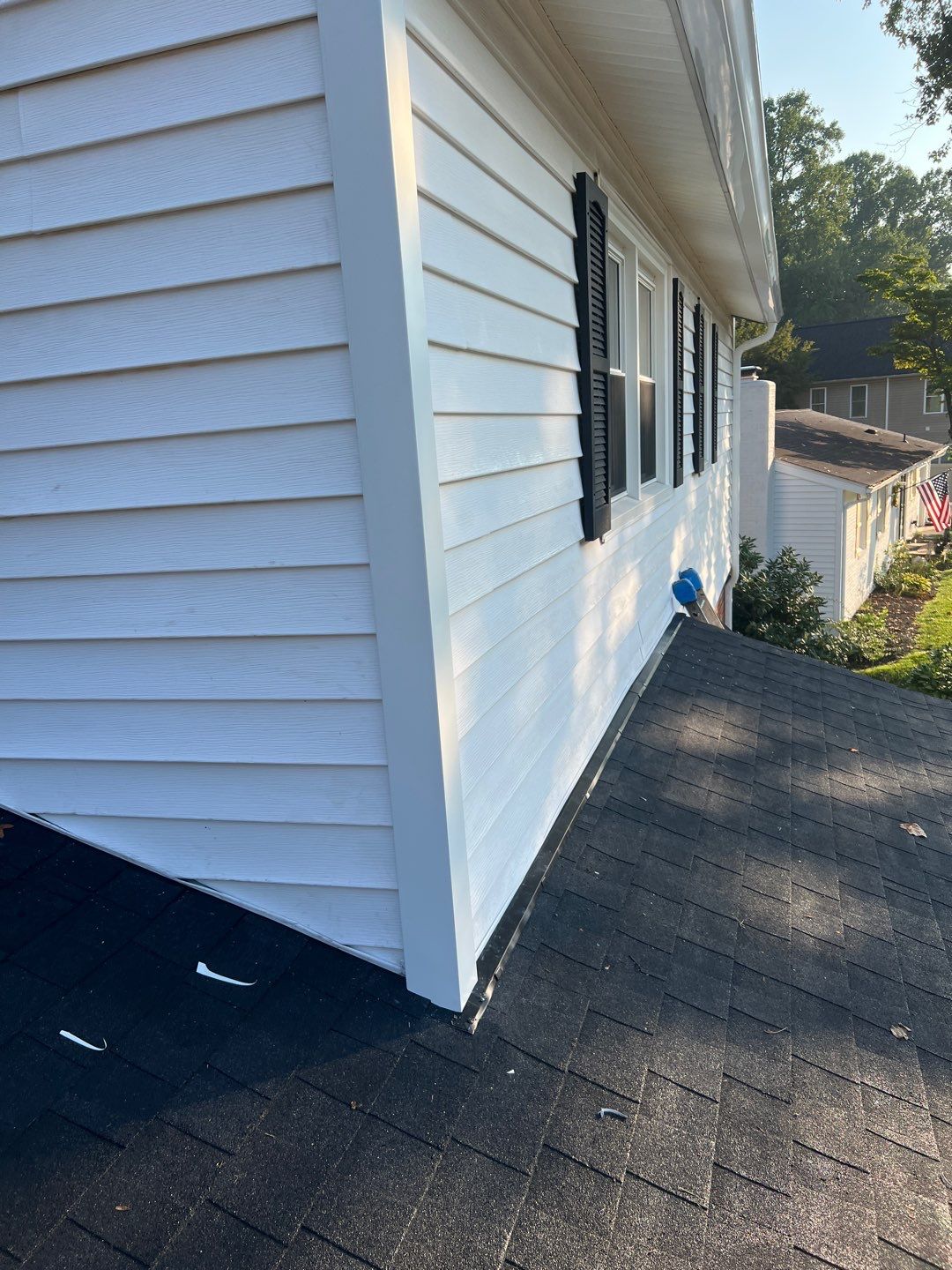 Burke: Residential Roof Installation with CertainTeed Landmark Pro Designer Shingles in Max Def Charcoal Black by RM Banning, Inc.