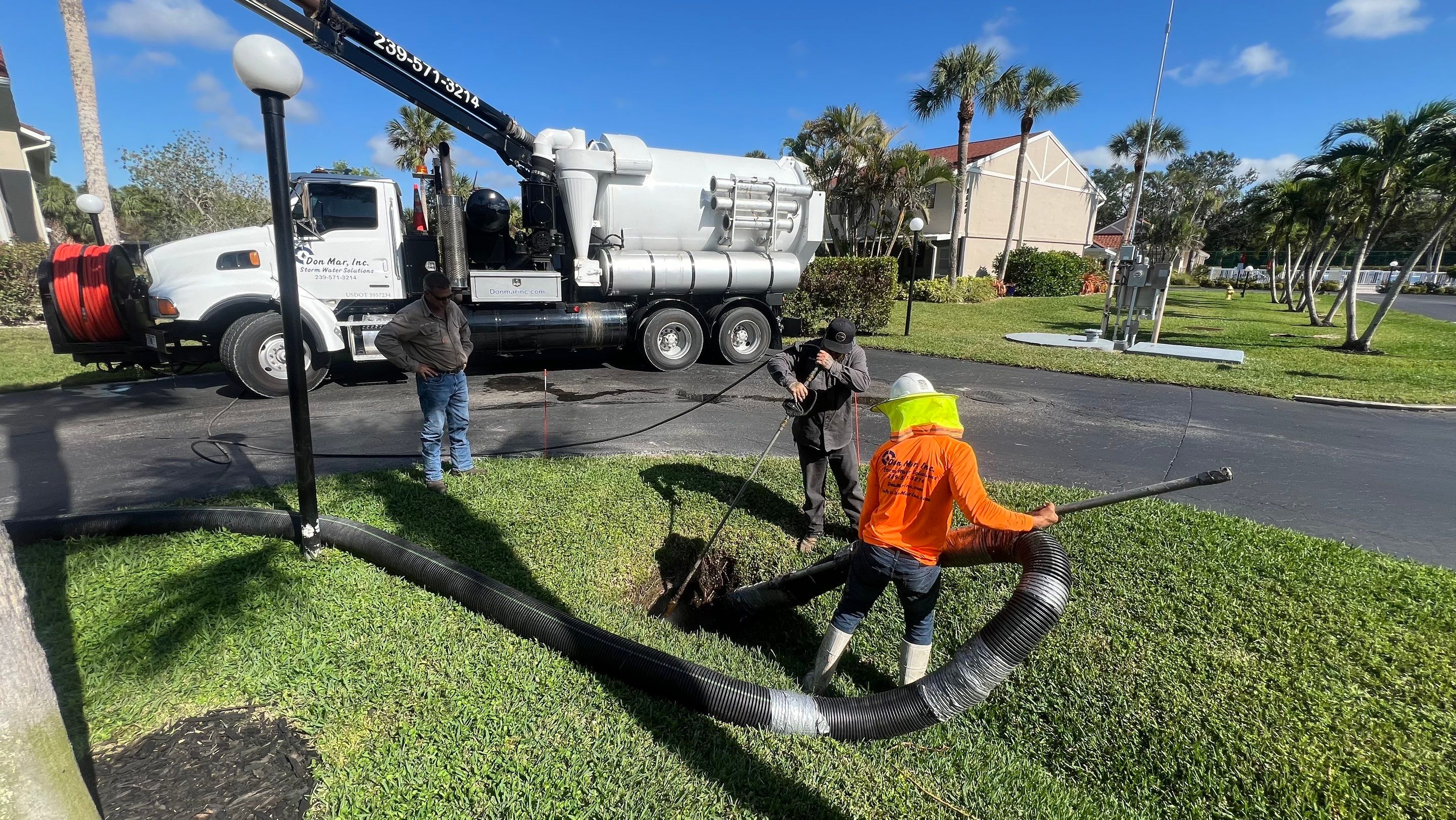 Fort Myers Community Culvert Jetting by Don Mar, Inc. Storm Water Solutions