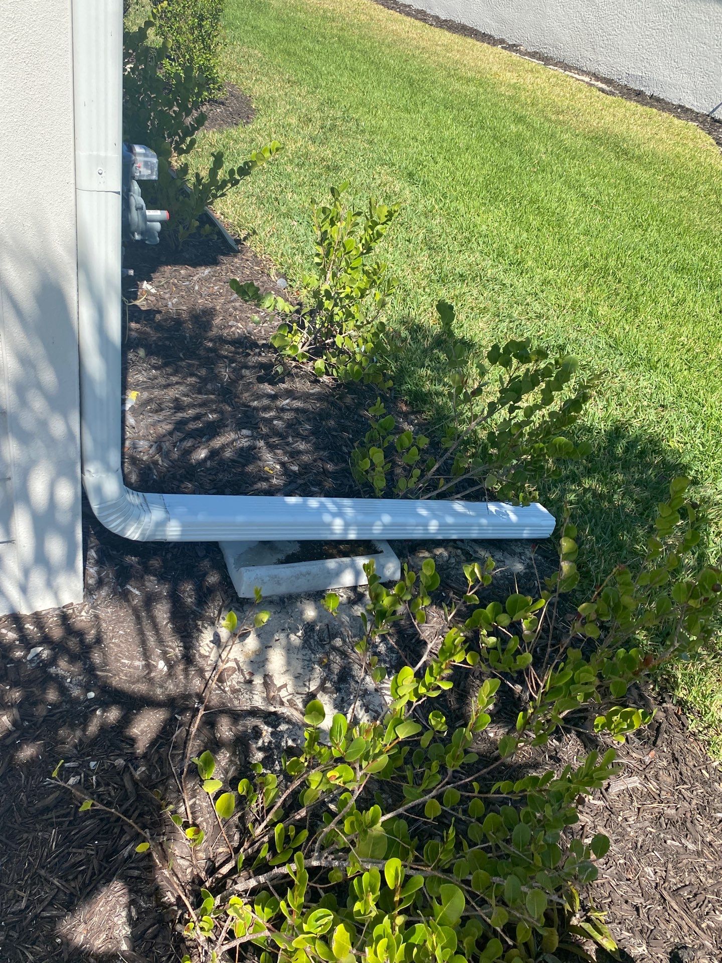3x4 Elbow Gutter Installation in Punta Gorda FL by Gutter Professors