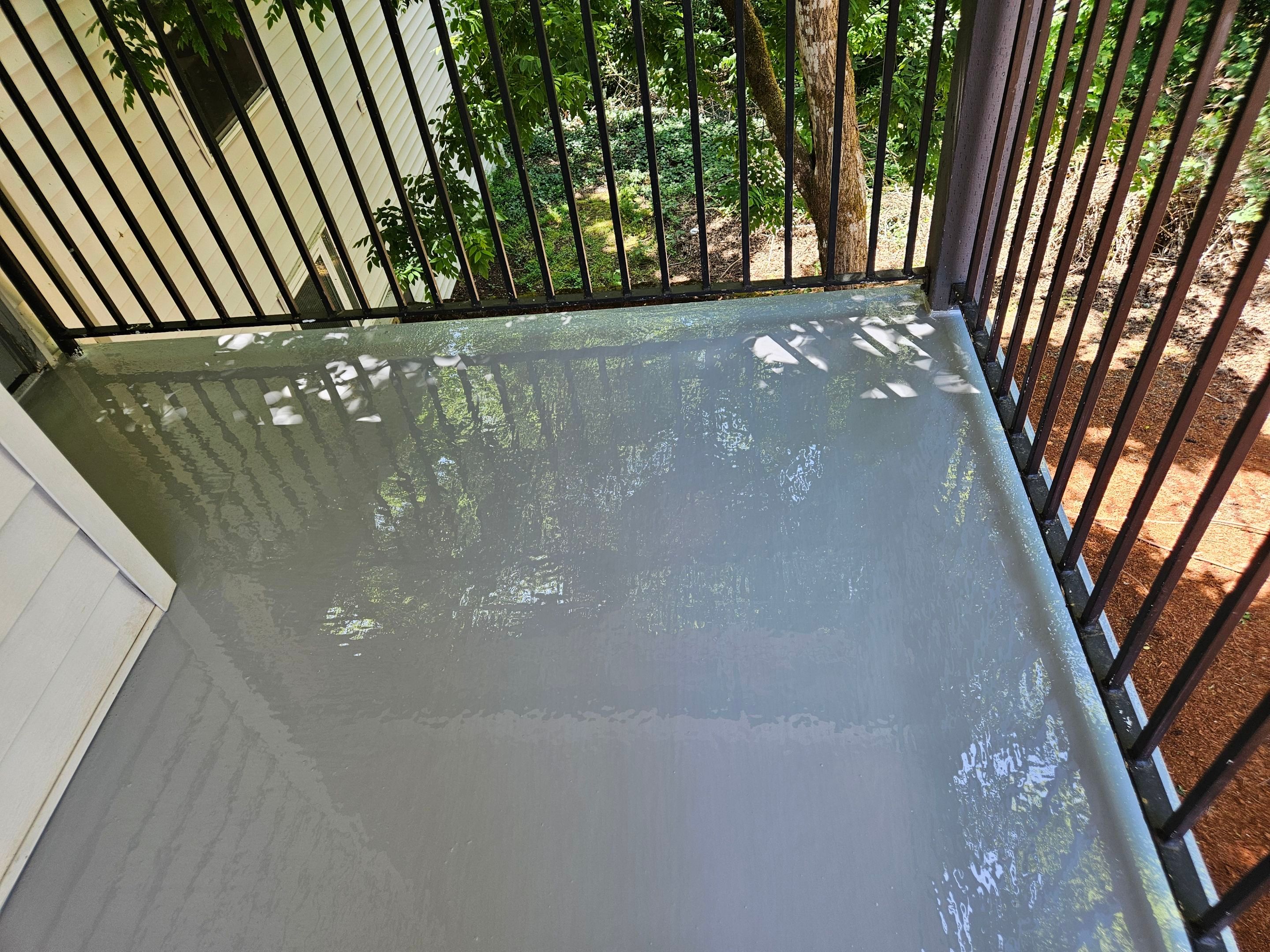 Wood Balcony Repairs and SIKA Pedestrian Deck Coating in Corvallis by BEST Roofing & Waterproofing