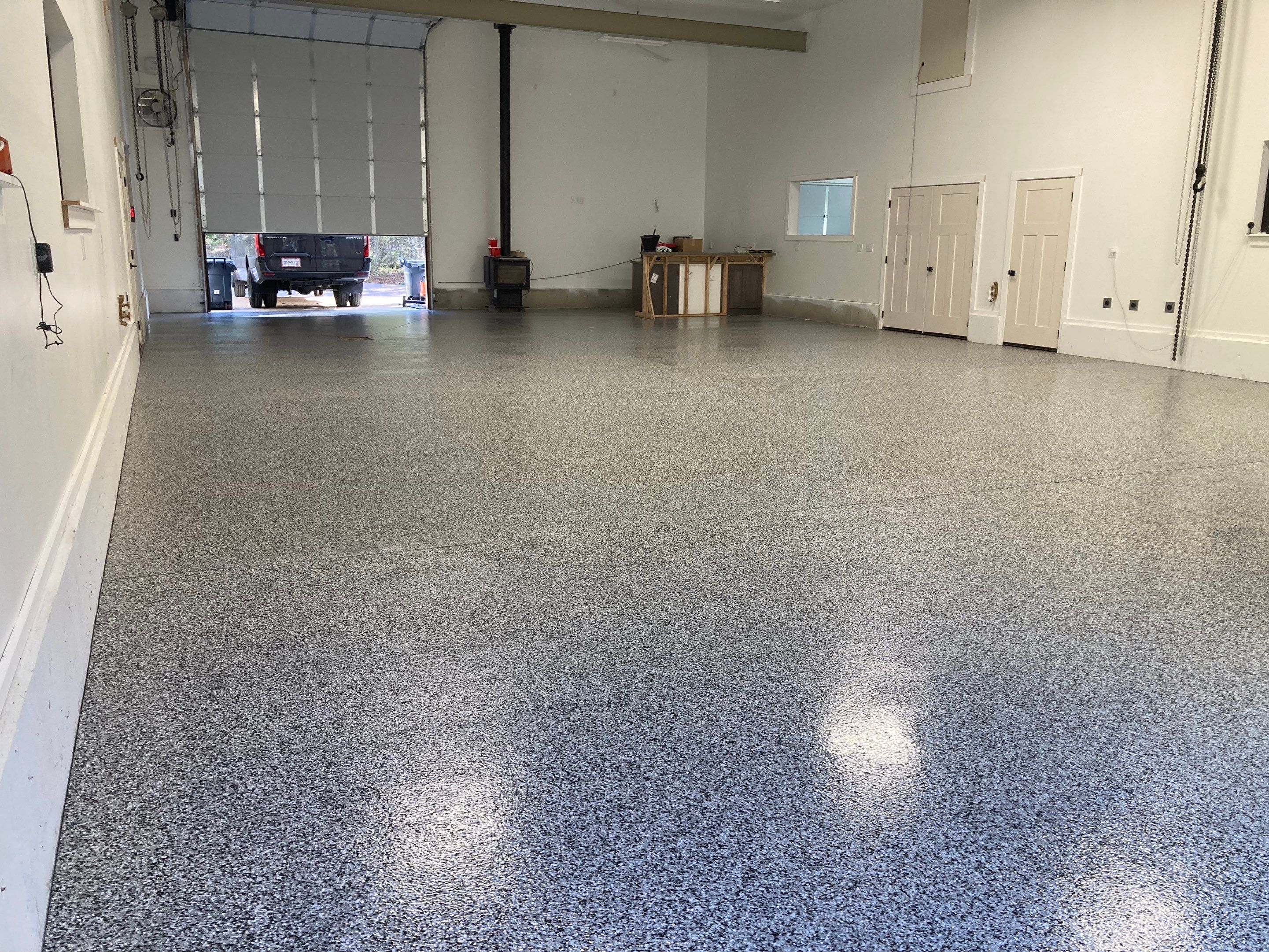 Garage Transformation using Domino and the Penntek Evolution System by Croc Coatings, LLC