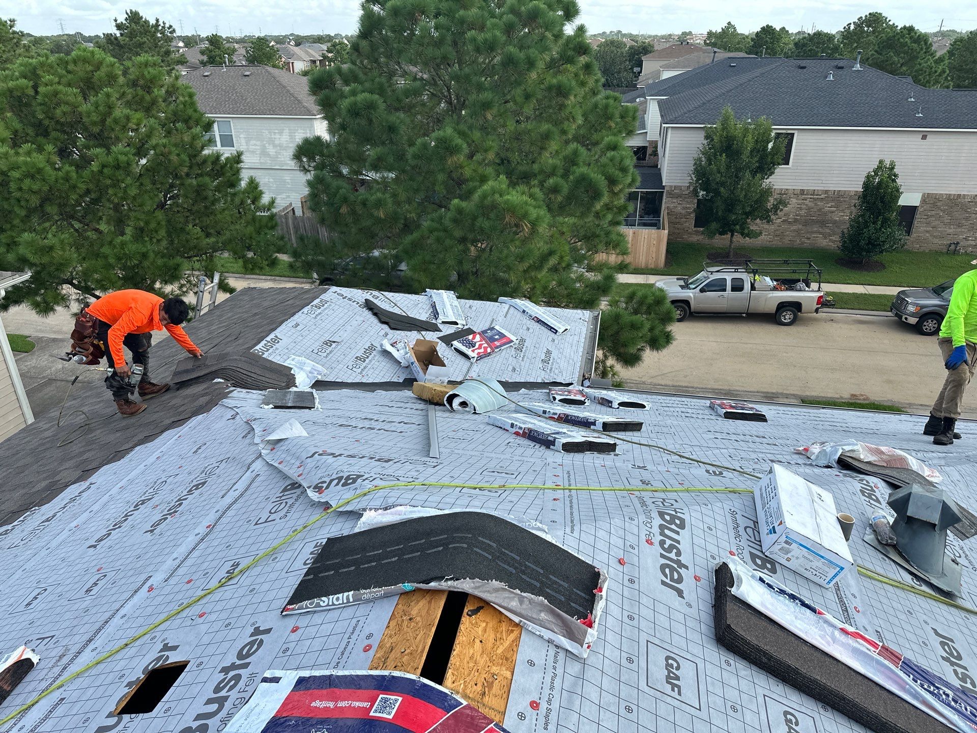 Project in Katy by Motion Roofing