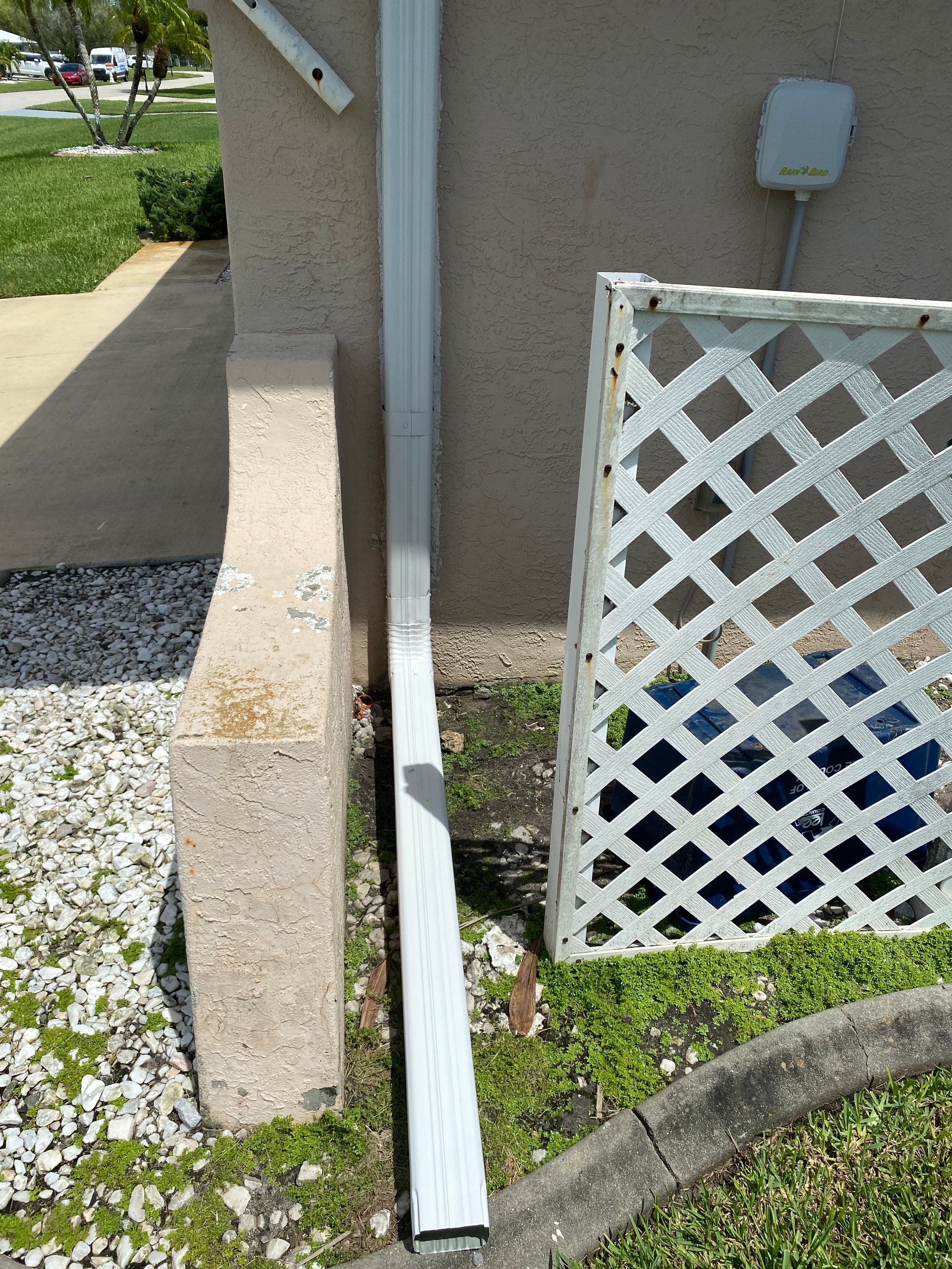 Seamless Gutters for Buildings in Cape Coral FL by Gutter Professors