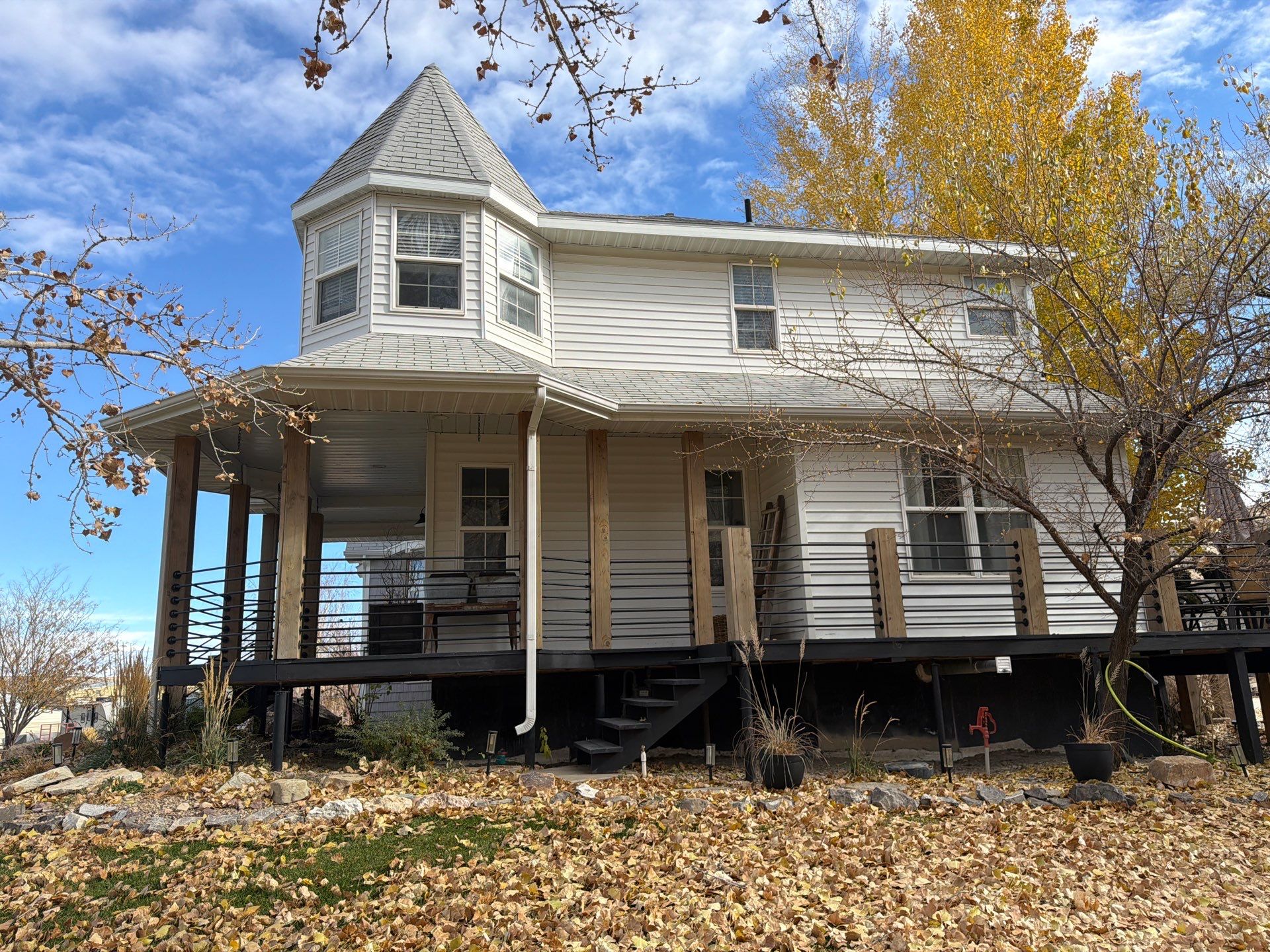Project in Duchesne by Master Rain Gutters.