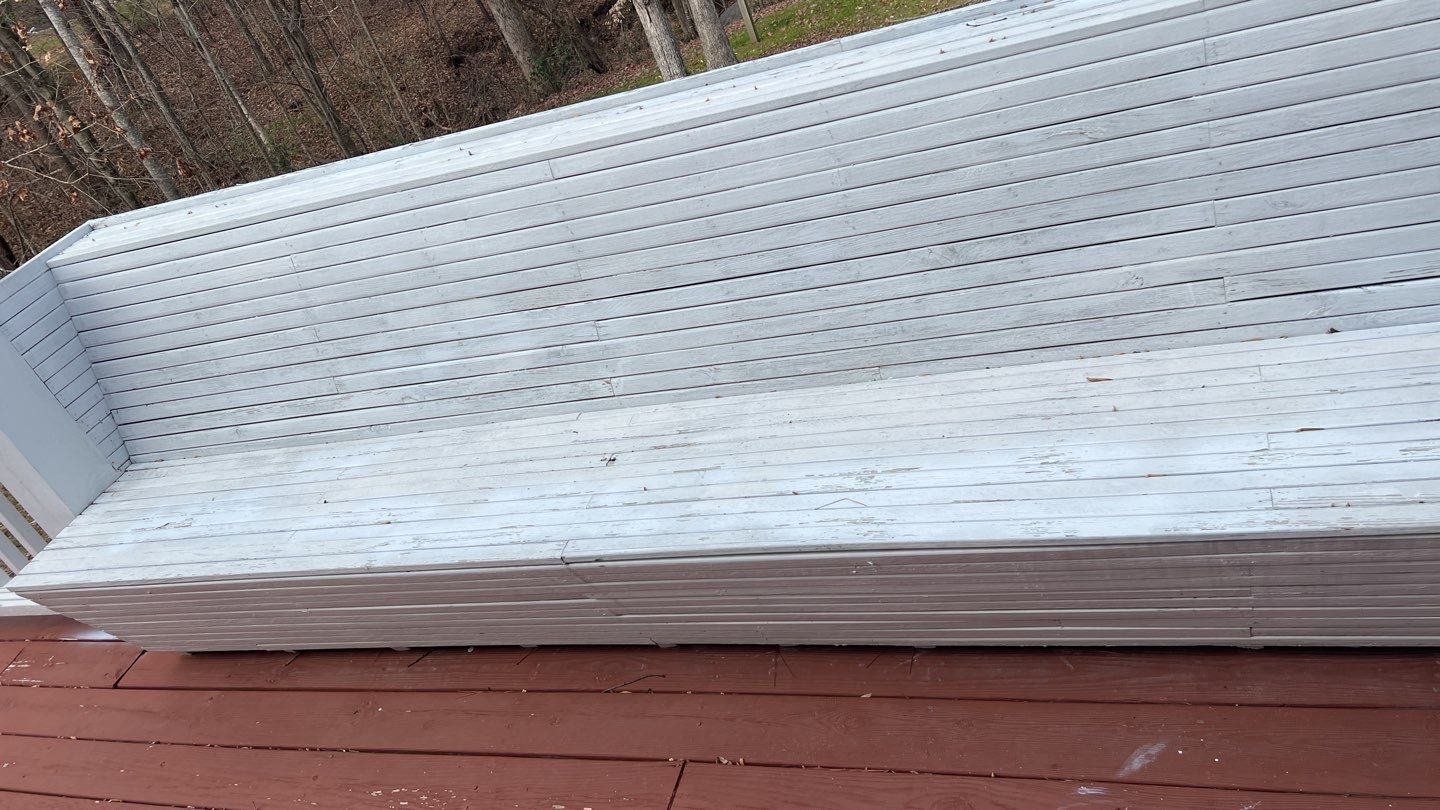 Stripped Coating using Wood Sealant by DuraSeal