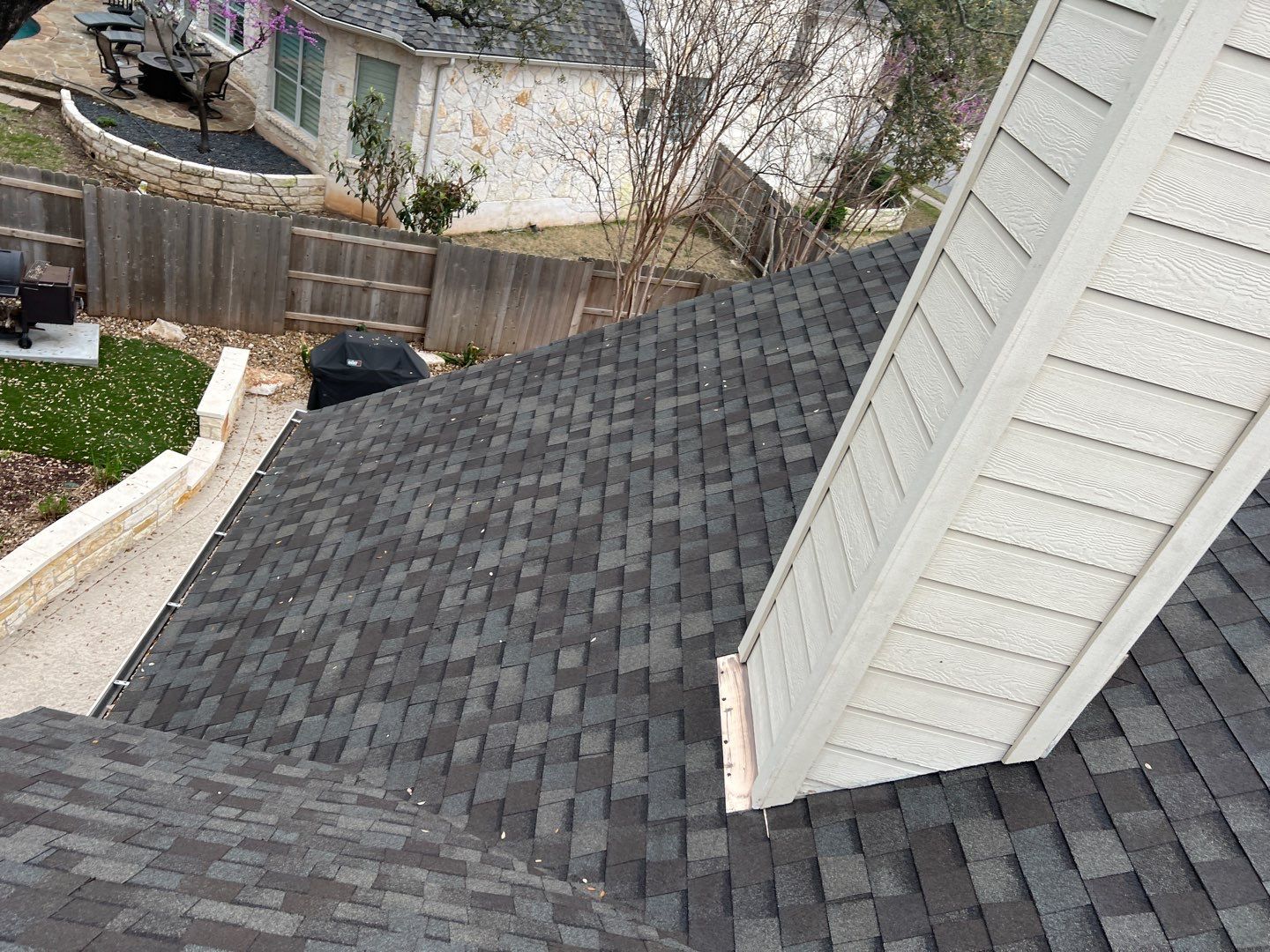 Roof replaced due to age by Oakwood Roofing and Construction, LLC