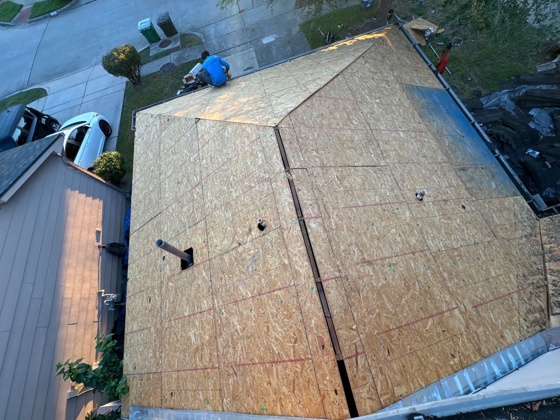 Residential Roofing Installation using Owen's Corning Duration (Lifetime) Shingles by Roof Repair Company