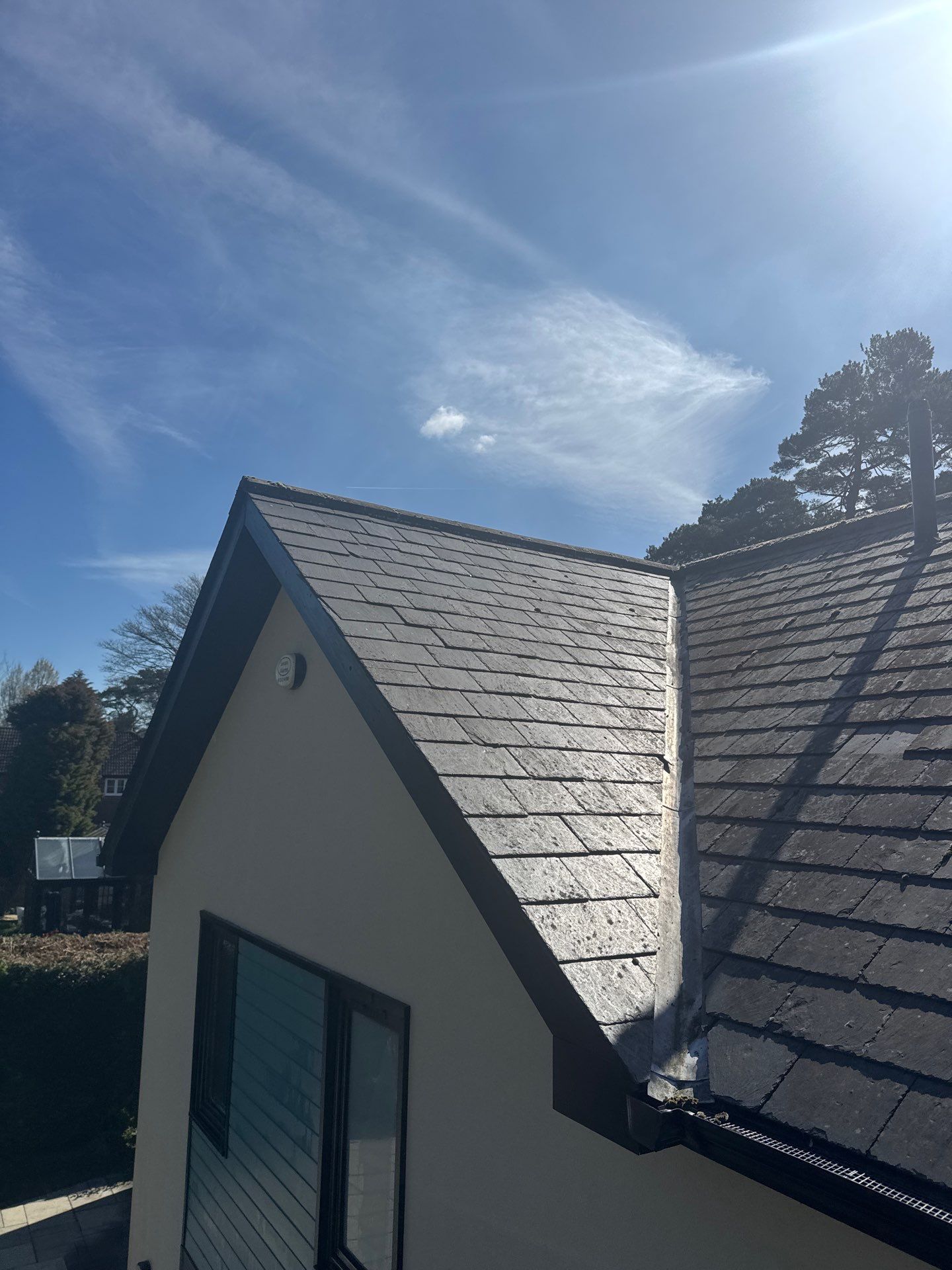 Render and Roof clean using Softwash Equipment by Ges Exterior Cleaning ltd