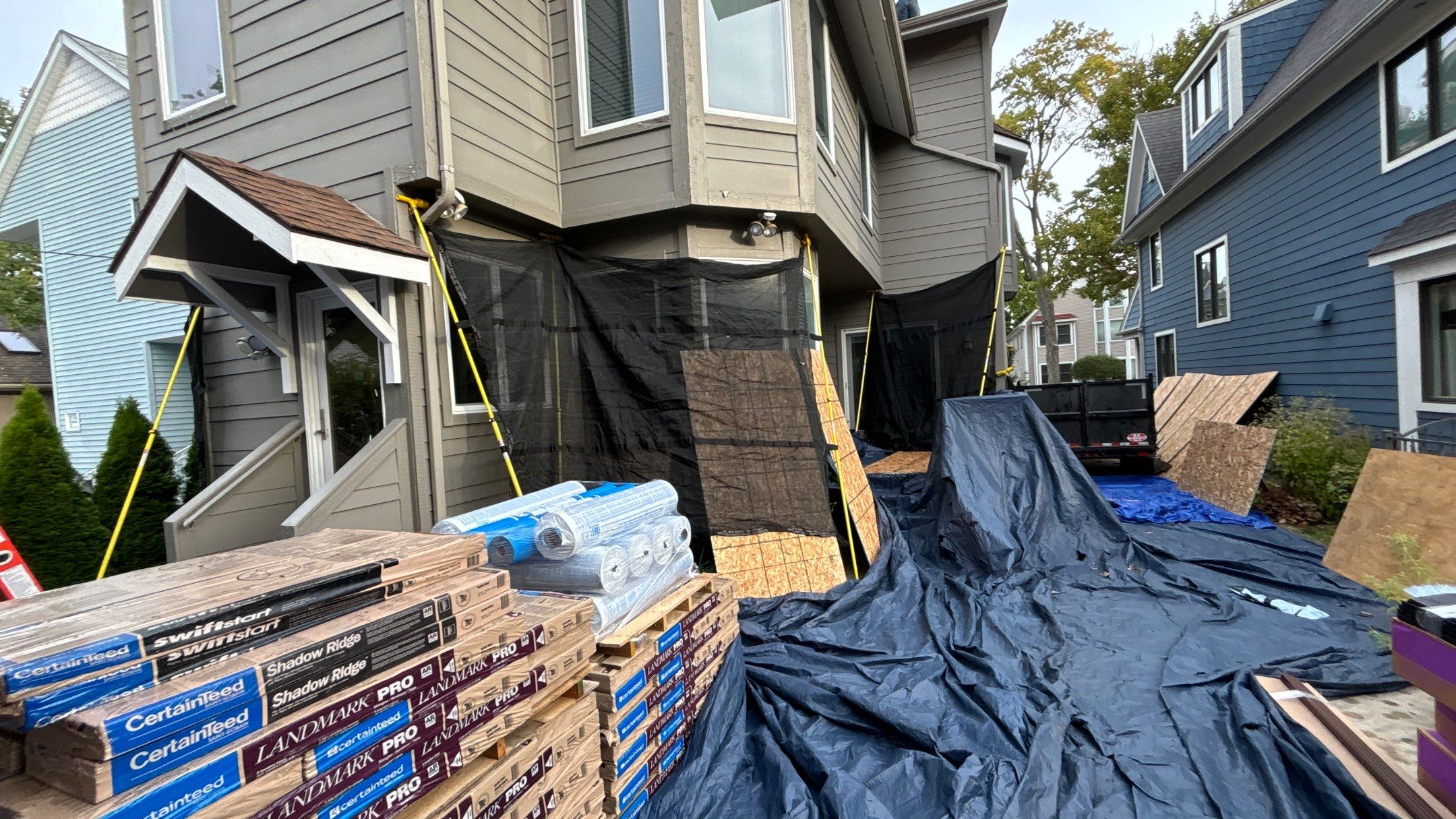 Roof Replacement using CertainTeed Landmark by 180 Contractors