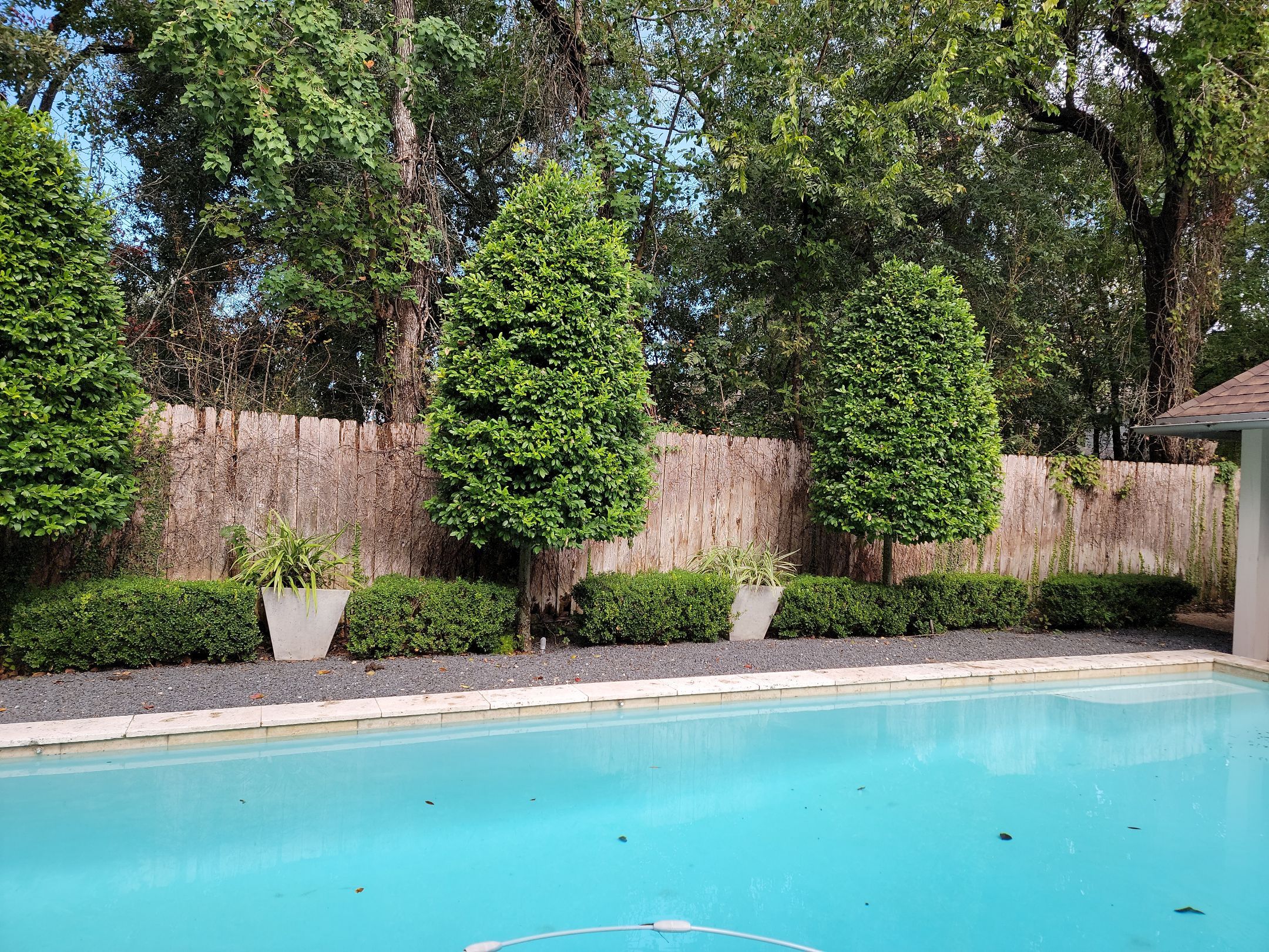 Fence Installation for Poolside Paradise by Tim's Fences