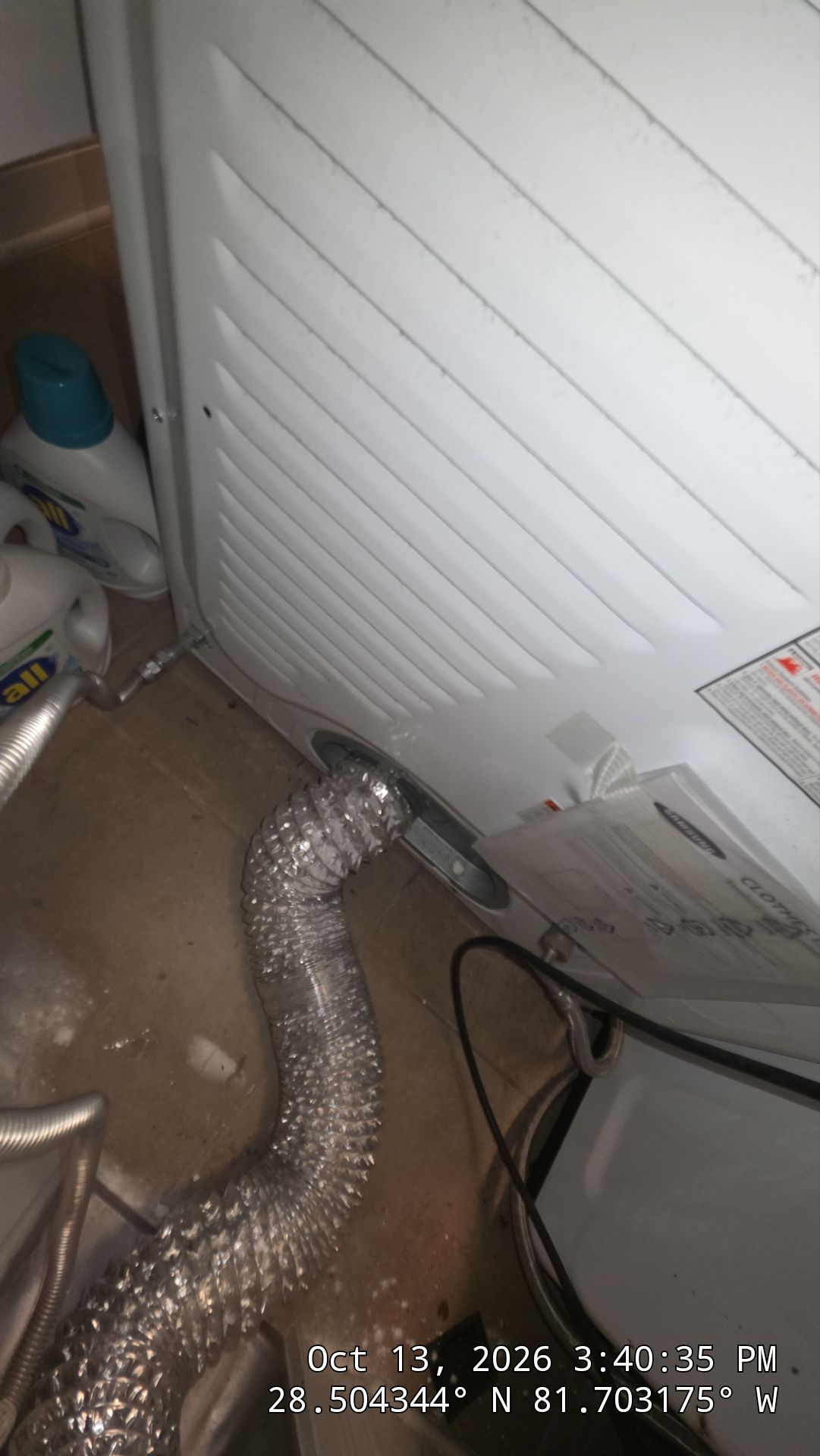 Dryer Exhaust Inspection & Connection Review — Clermont by Hygienic Air, Inc