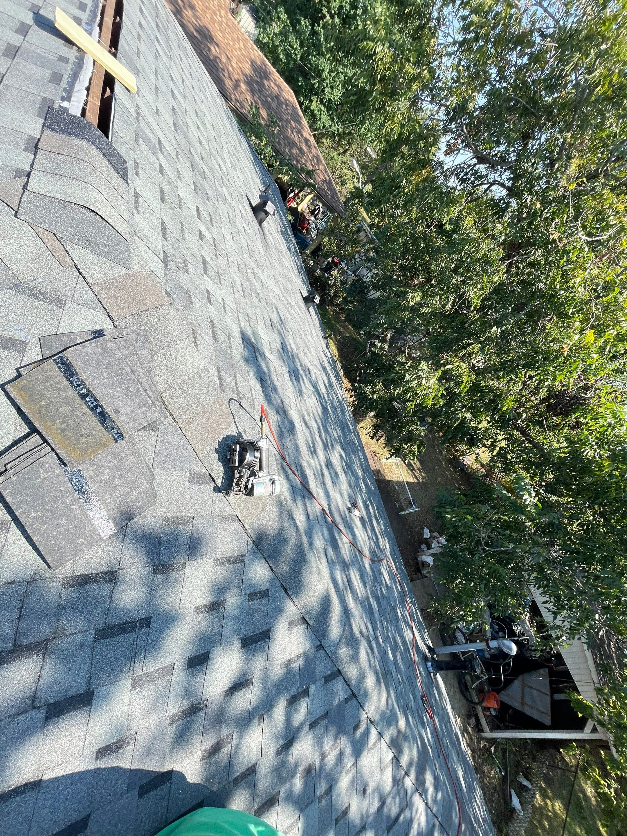 Residential Roofing Installation using Atlas Pinnacle® Pristine Pewter by CAP Roofing and Construction LLC