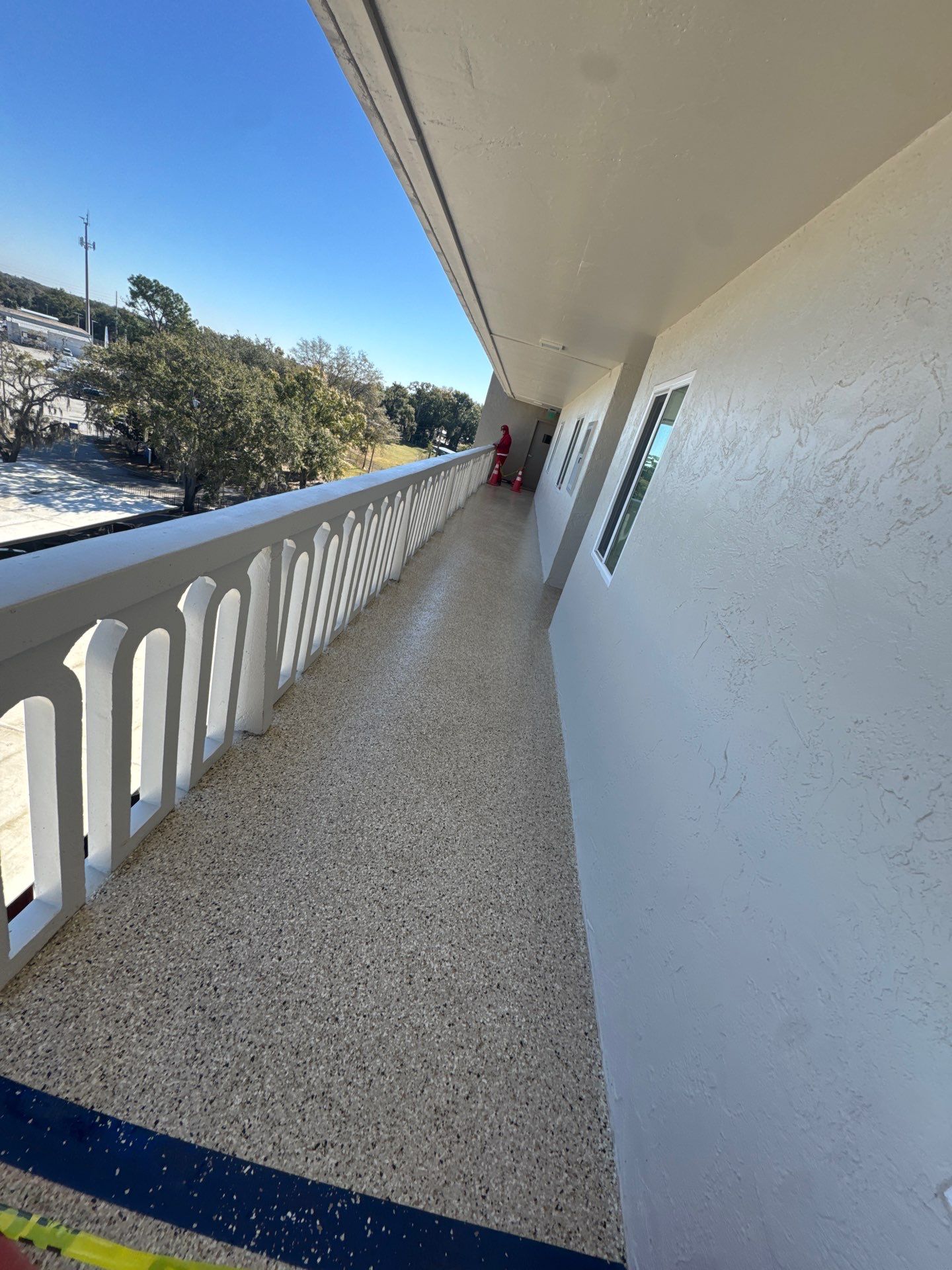 Major Condo Concrete Restoration & 'Shoreline' Flake Transformation by Performance Floors & Coating