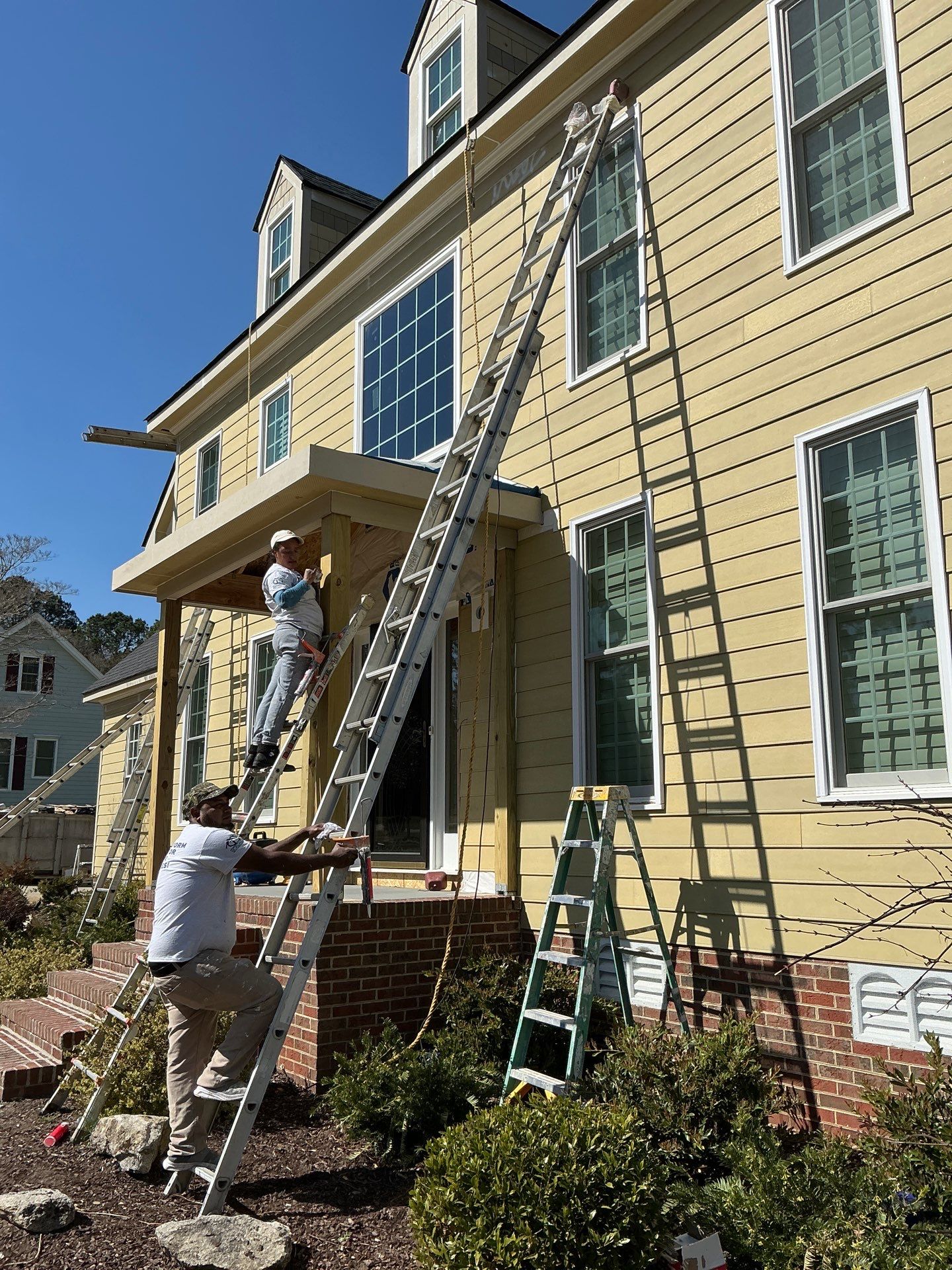 Full exterior painting by GonzalezPainters & Contractors Inc 
