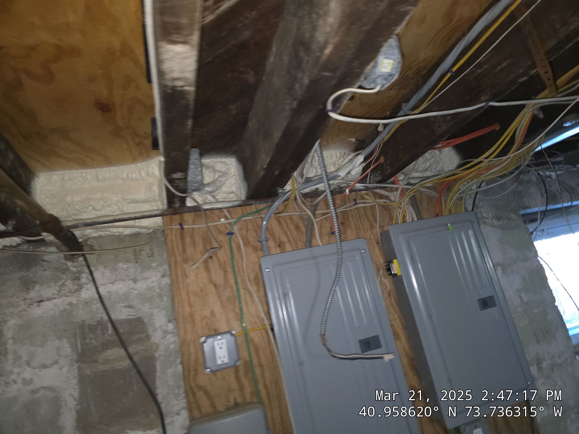 Attic Insulation using open cell spray foam by NYS Foam & Energy