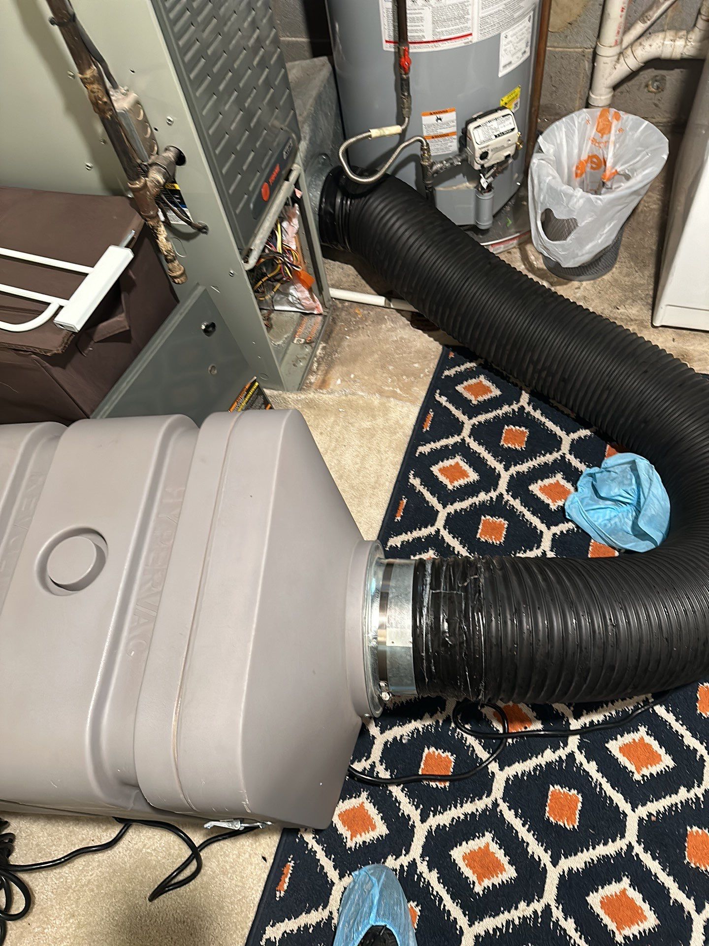 Air duct cleaning using Hypervac by Pronto Air Duct Cleaning