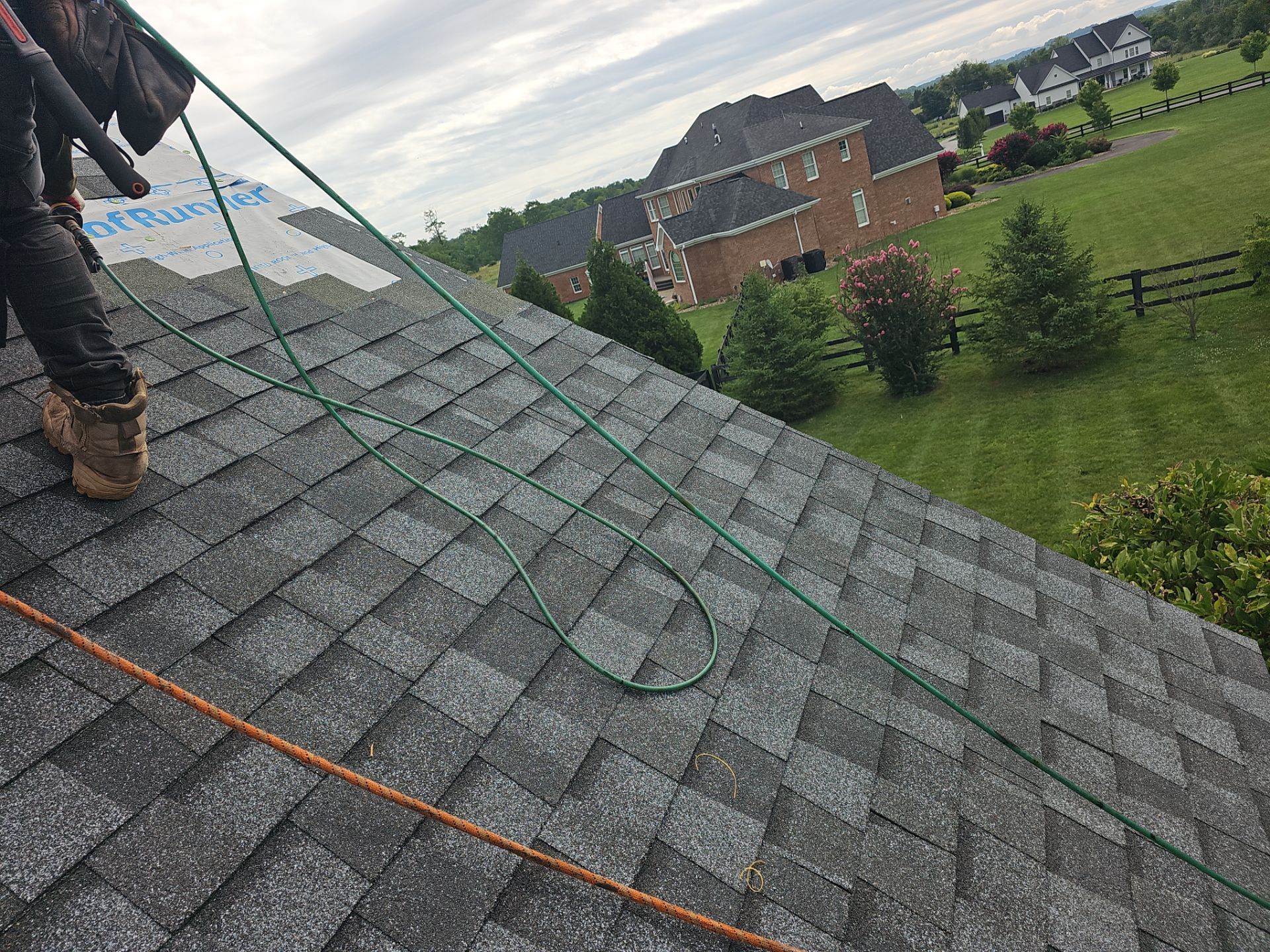 Roof Replacement - Asphalt and EPDM, Soffit, Gutters, Pine  by Winchester Roofing